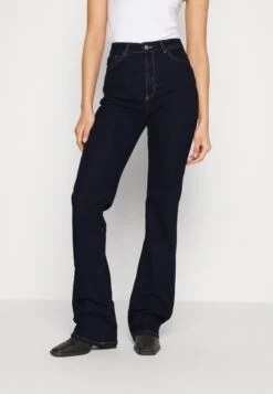 Flared Jeans - Dark Blue Denim