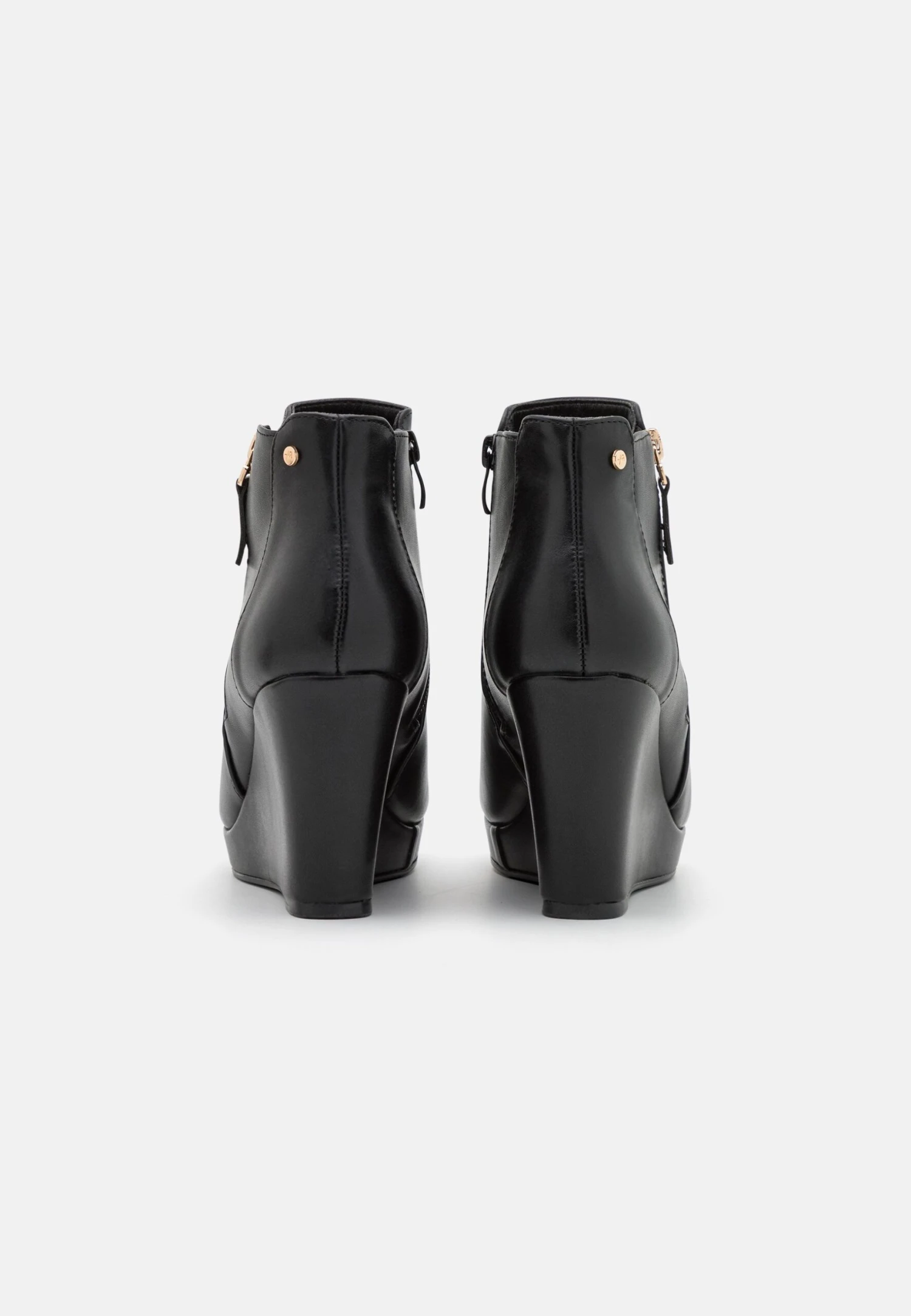 Platform Ankle Boots - Black - Image 4