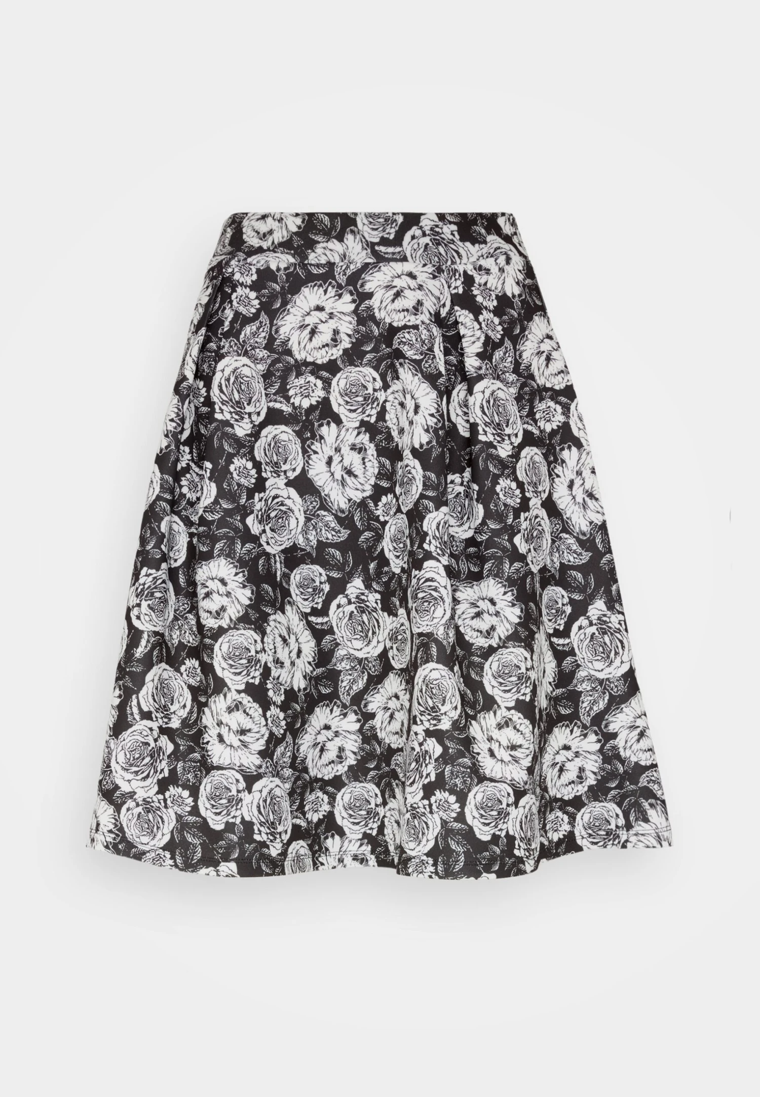 Anna Field Pleated Skirt - Black/White - Image 5