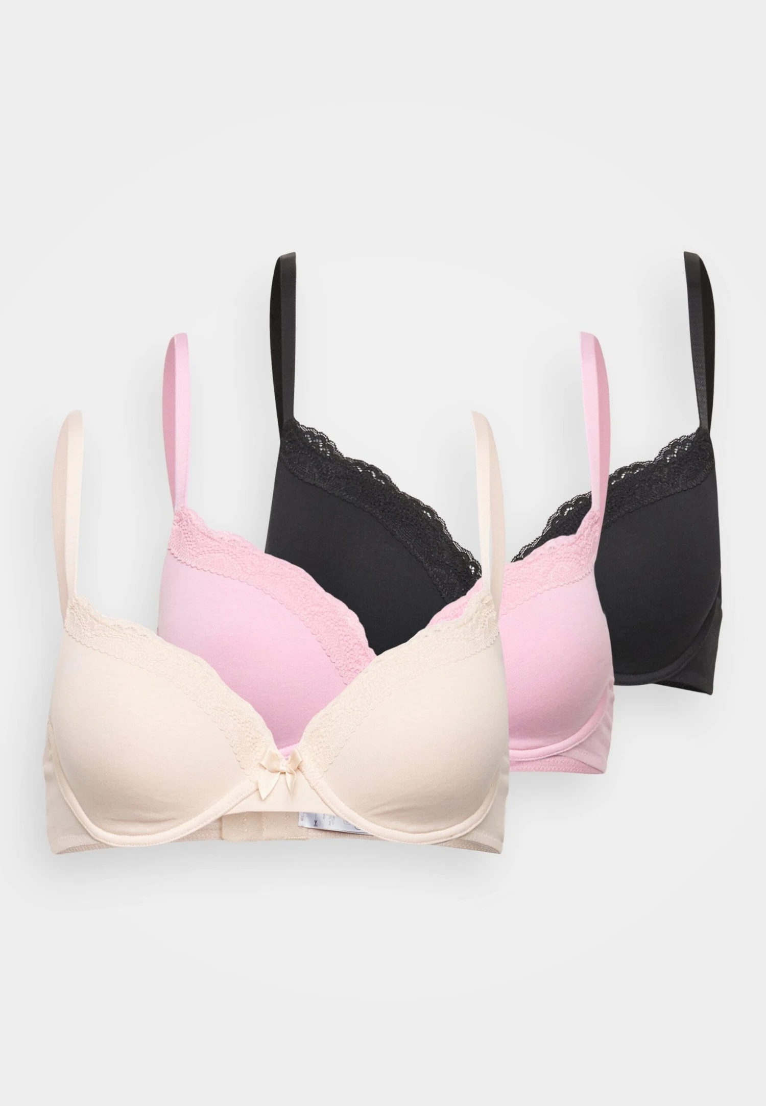 Anna Field 3 Pack - Underwired Bra - Nude - 916_Black - 802_Pink - 402 - Image 7