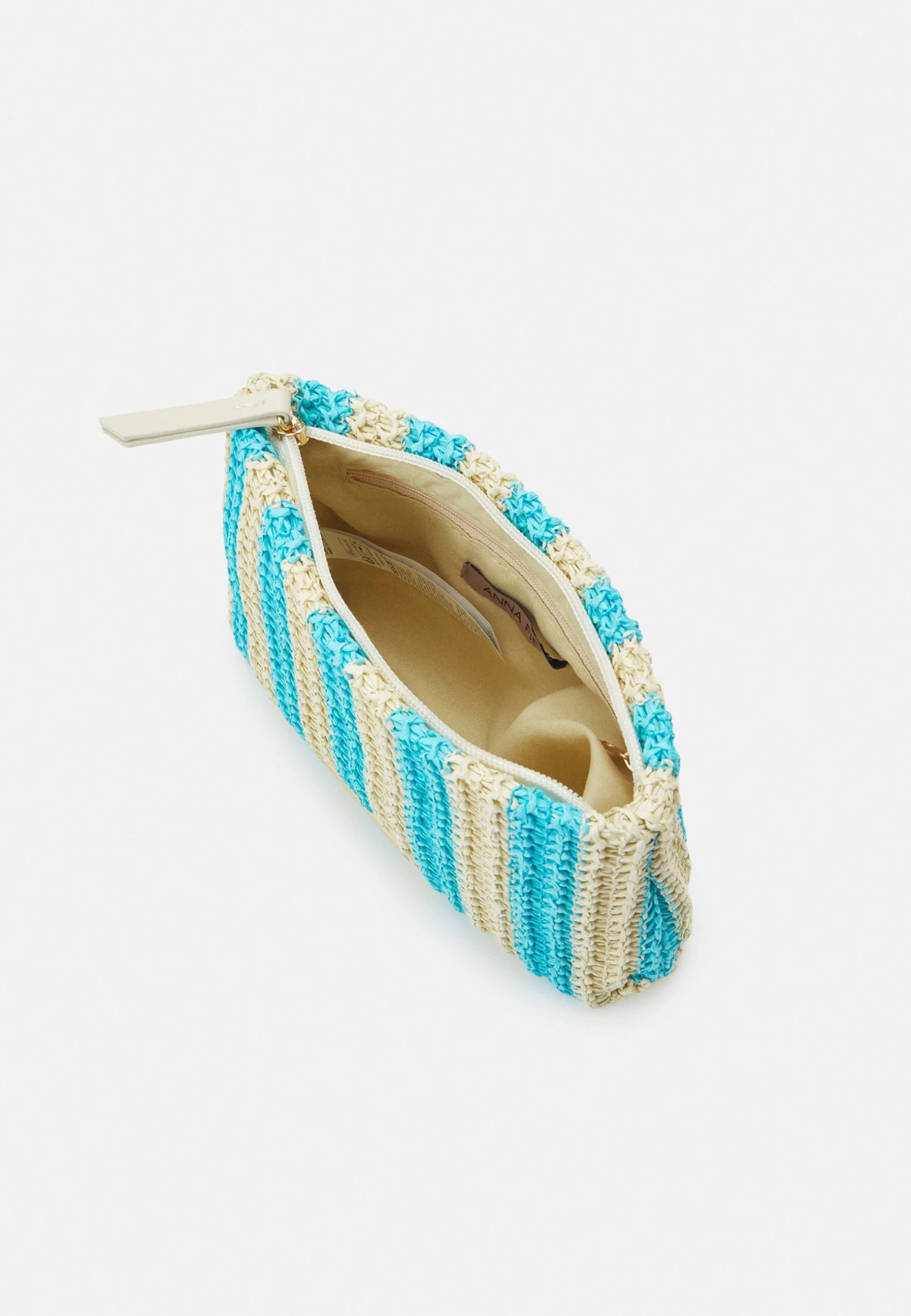 Anna Field Wash Bag - Beige/Blue - Image 3