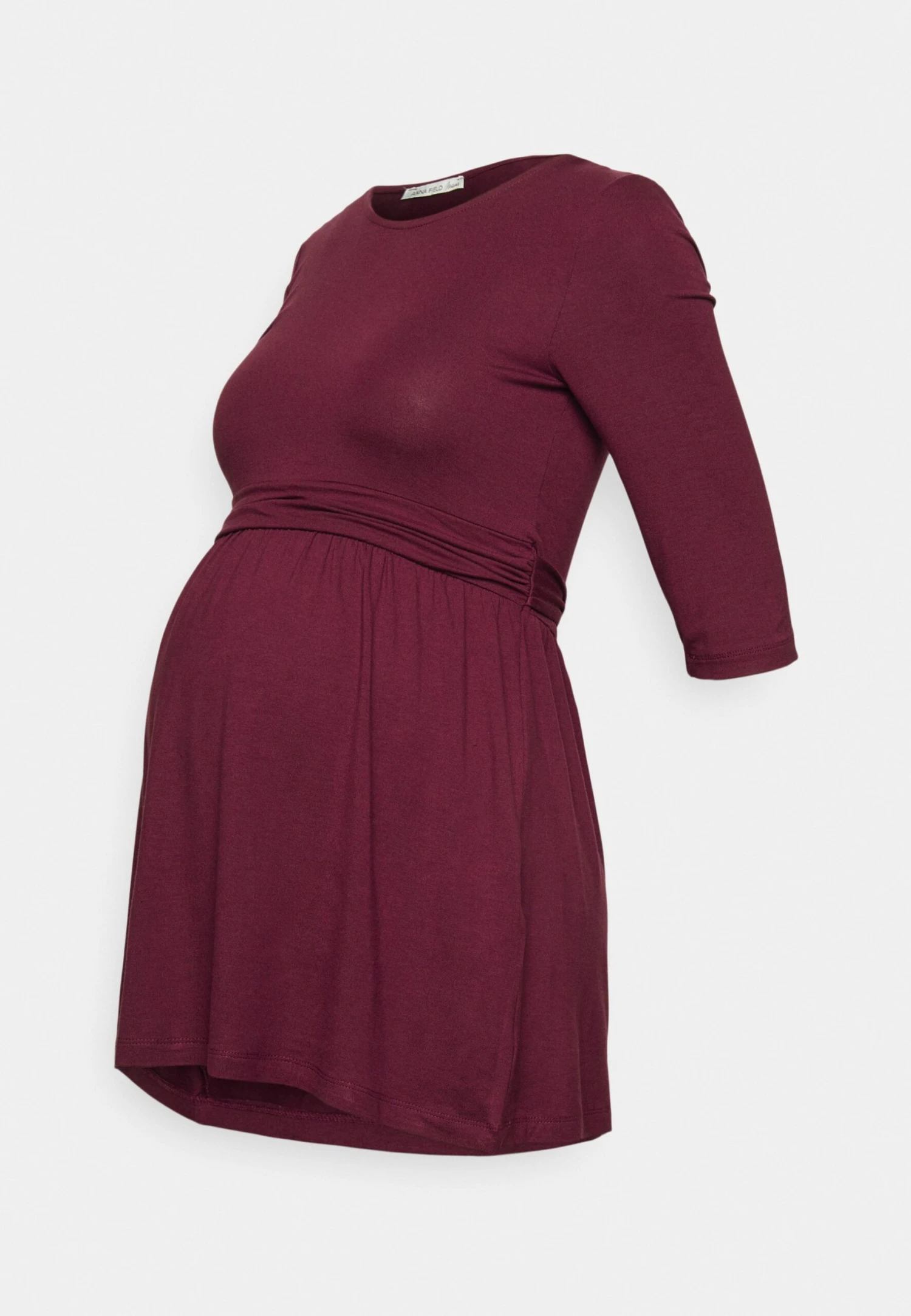 Flare Top- Long Sleeved Top - Dark Red - Image 4