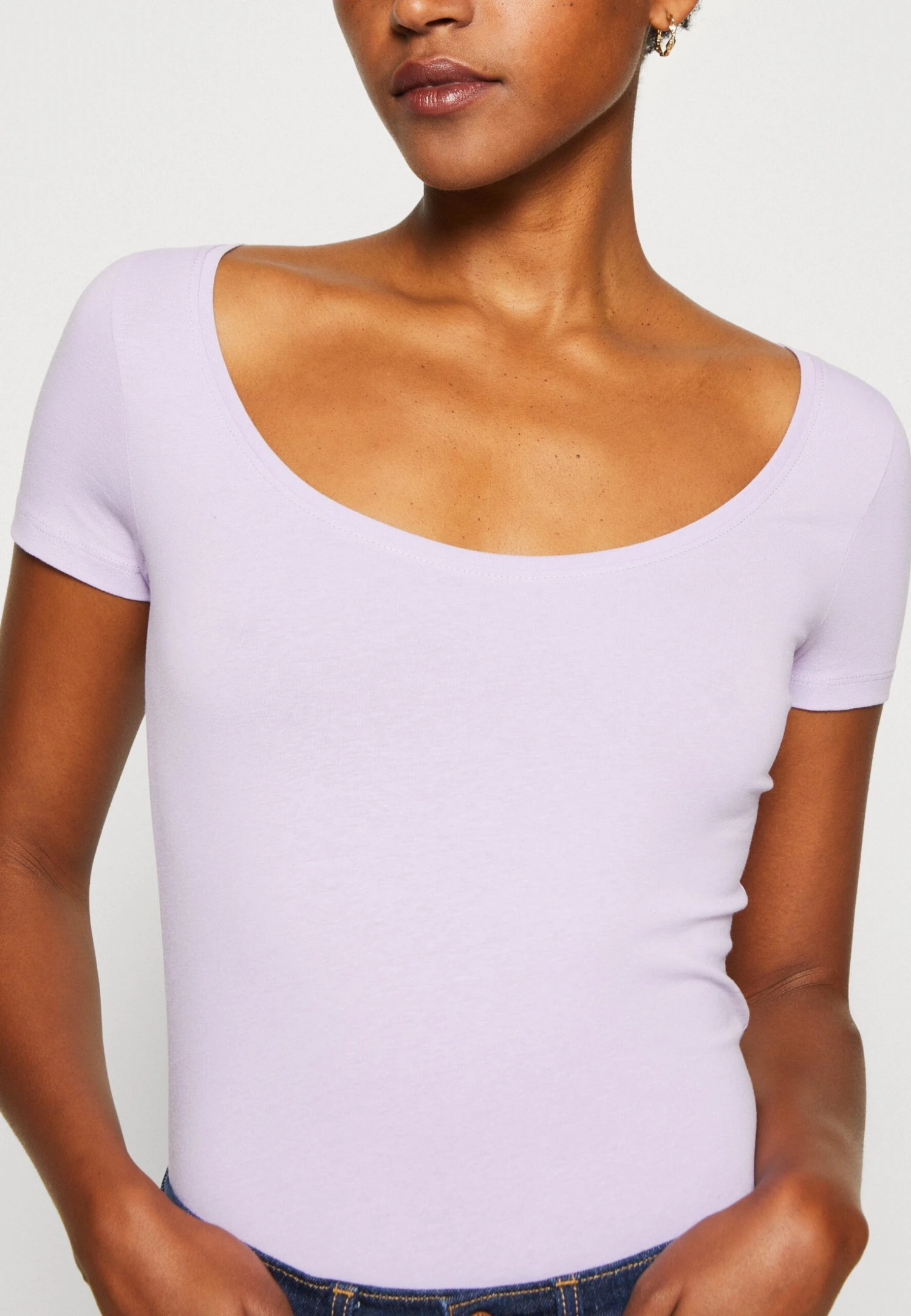 Anna Field 3 Pack - Basic T-Shirt - Purple/White/Mottled Light Grey - Image 8