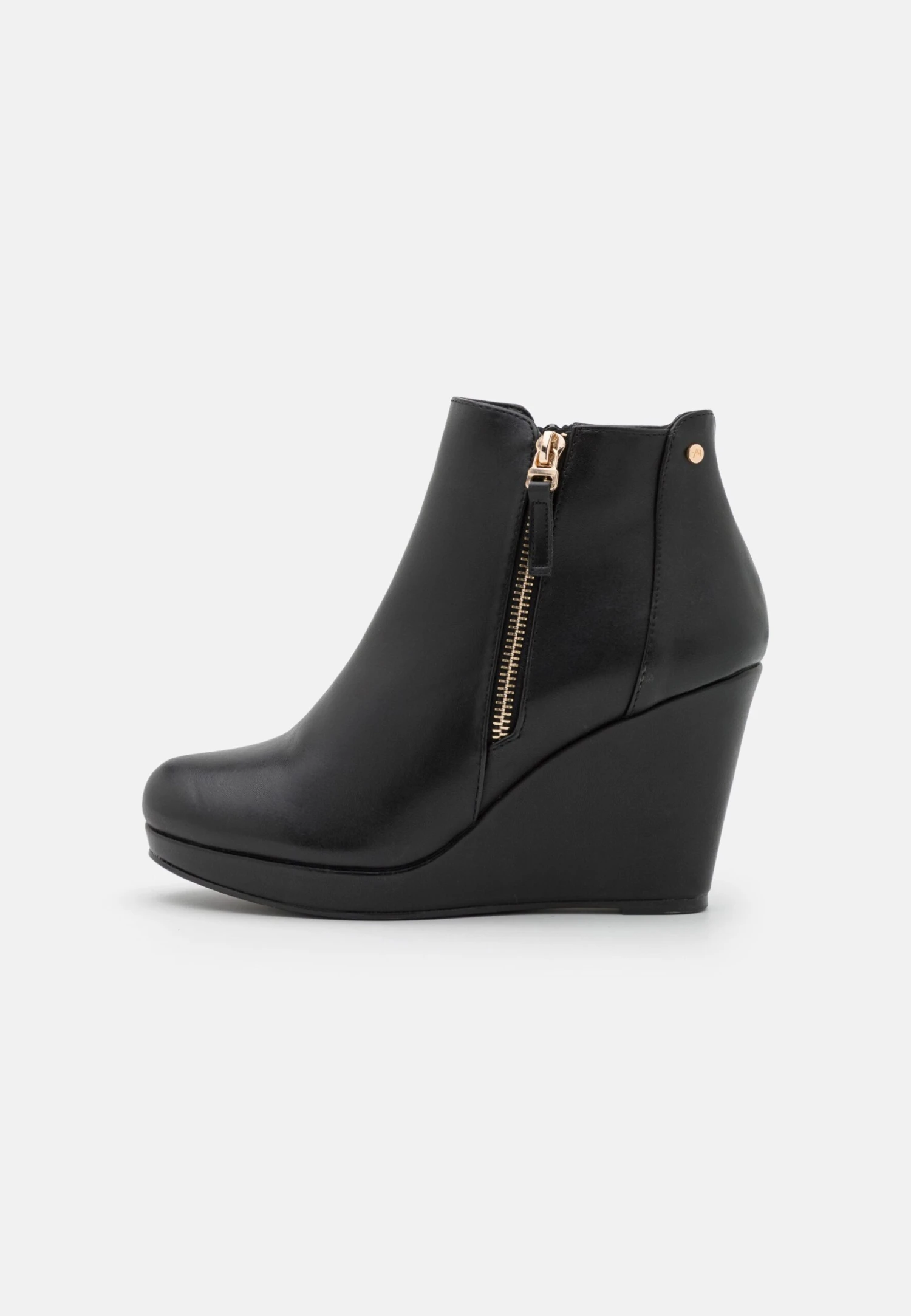 Platform Ankle Boots - Black - Image 2