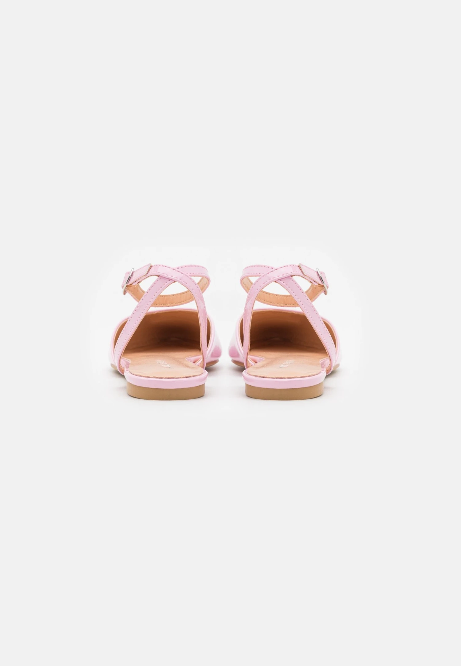 Anna Field Ankle Strap Ballet Pumps - Pink - Image 4