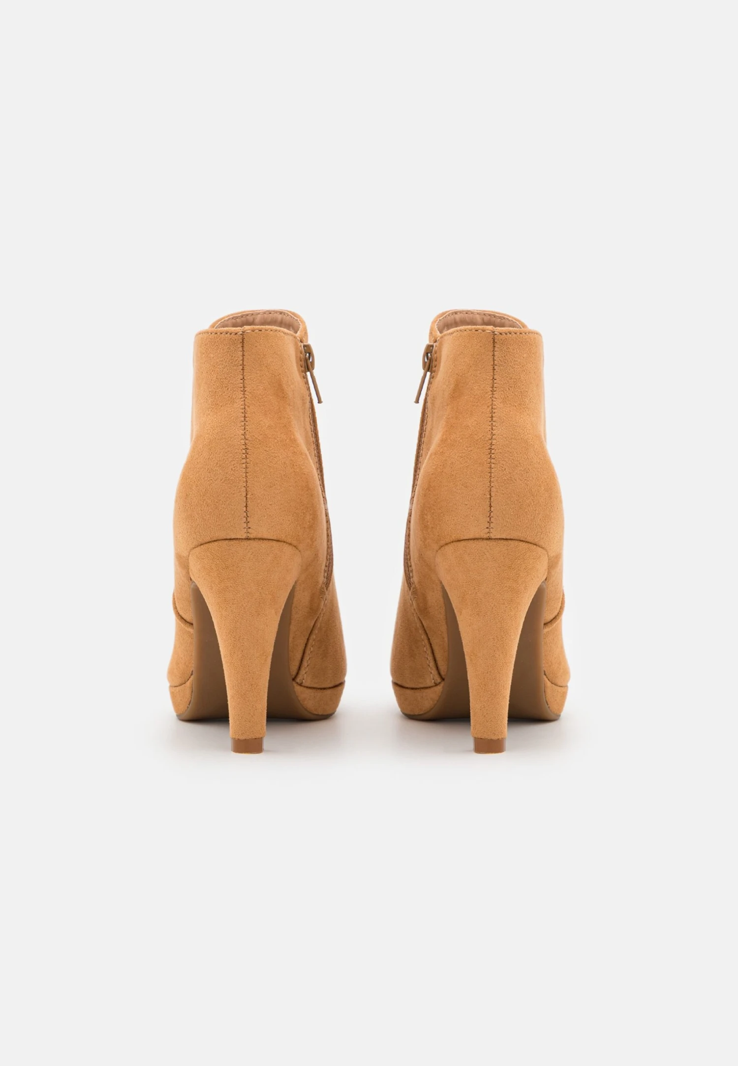 Anna Field High Heeled Ankle Boots - Beige - Image 4