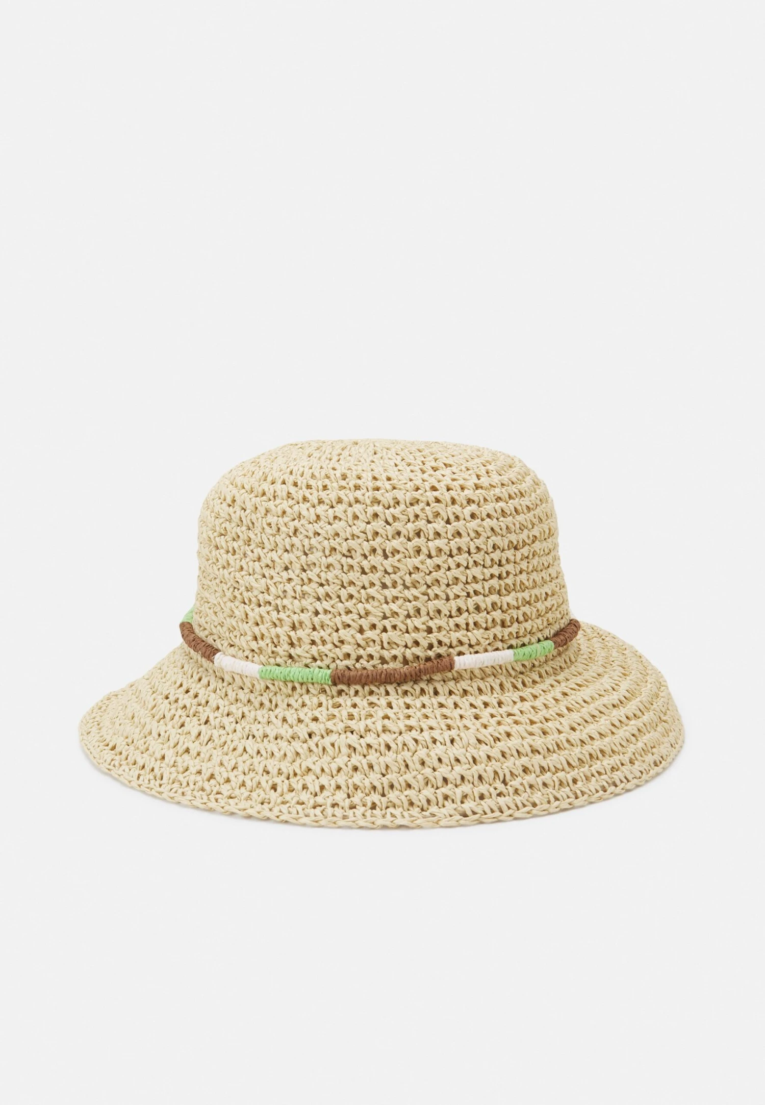 Anna Field Hat - Tan/Green