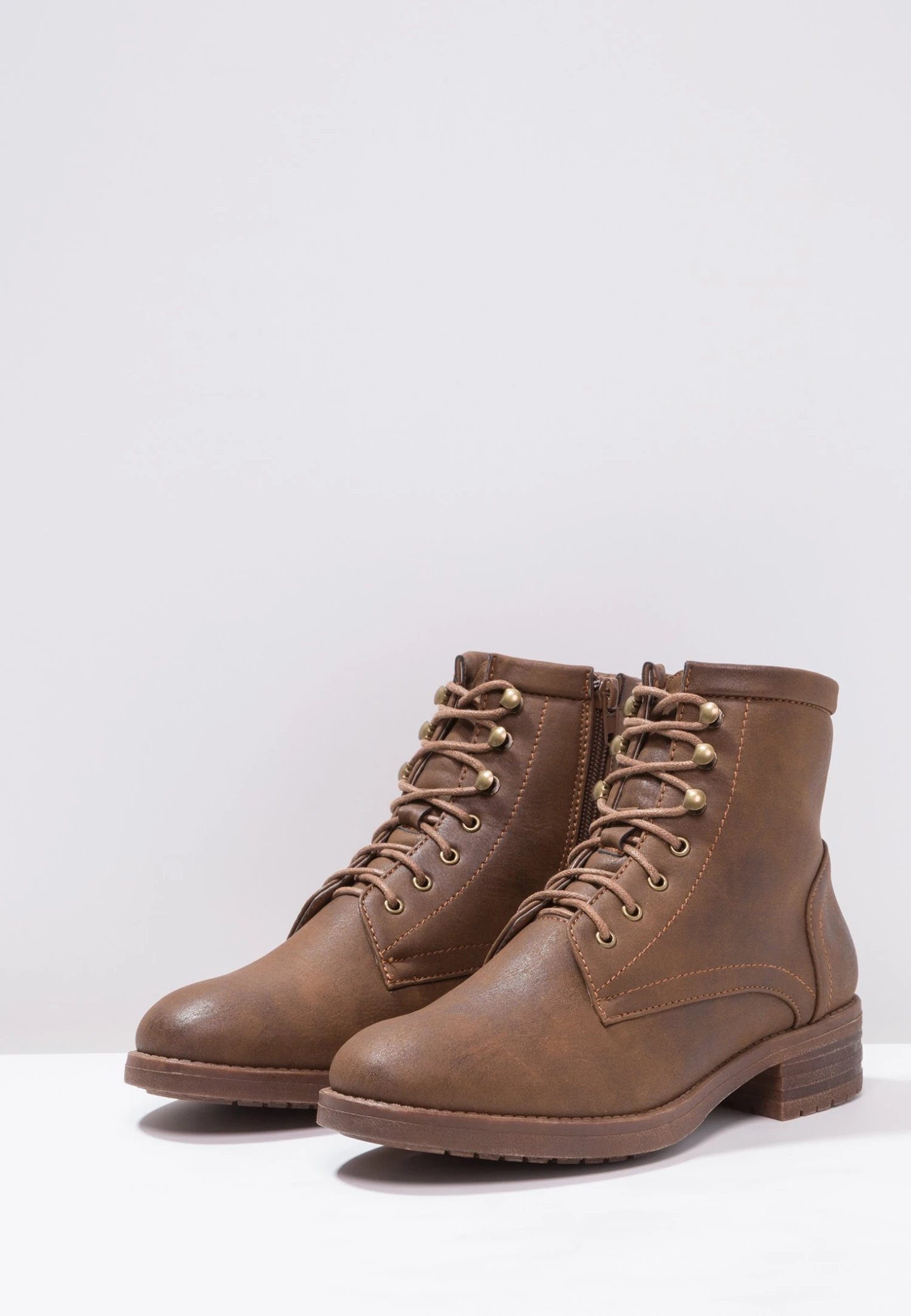Anna Field Winter Boot - Lace-Up Ankle Boots - Coffee - Image 4