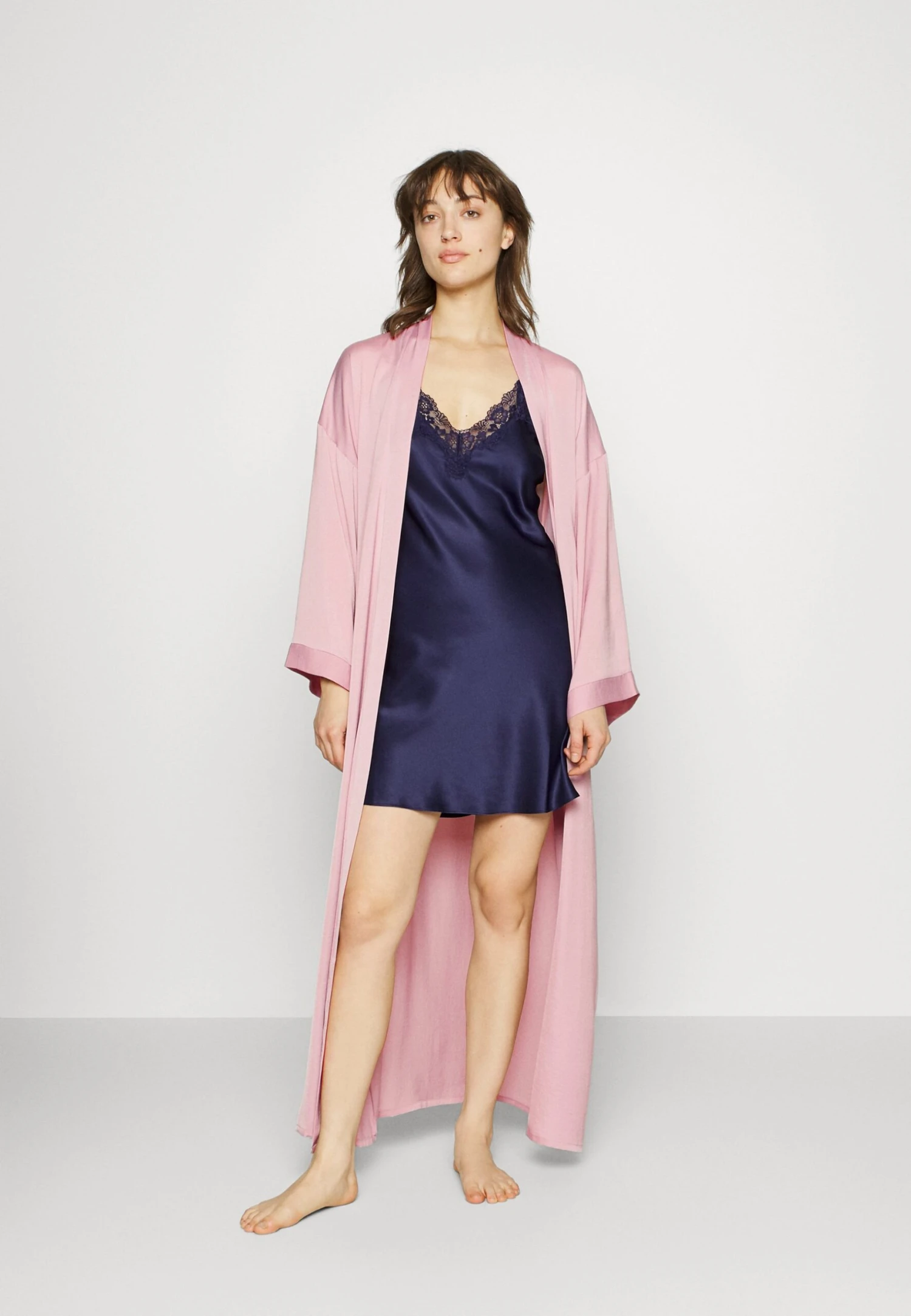 Anna Field Bridal Dressing Gown - Dressing Gown - Pink - Image 2