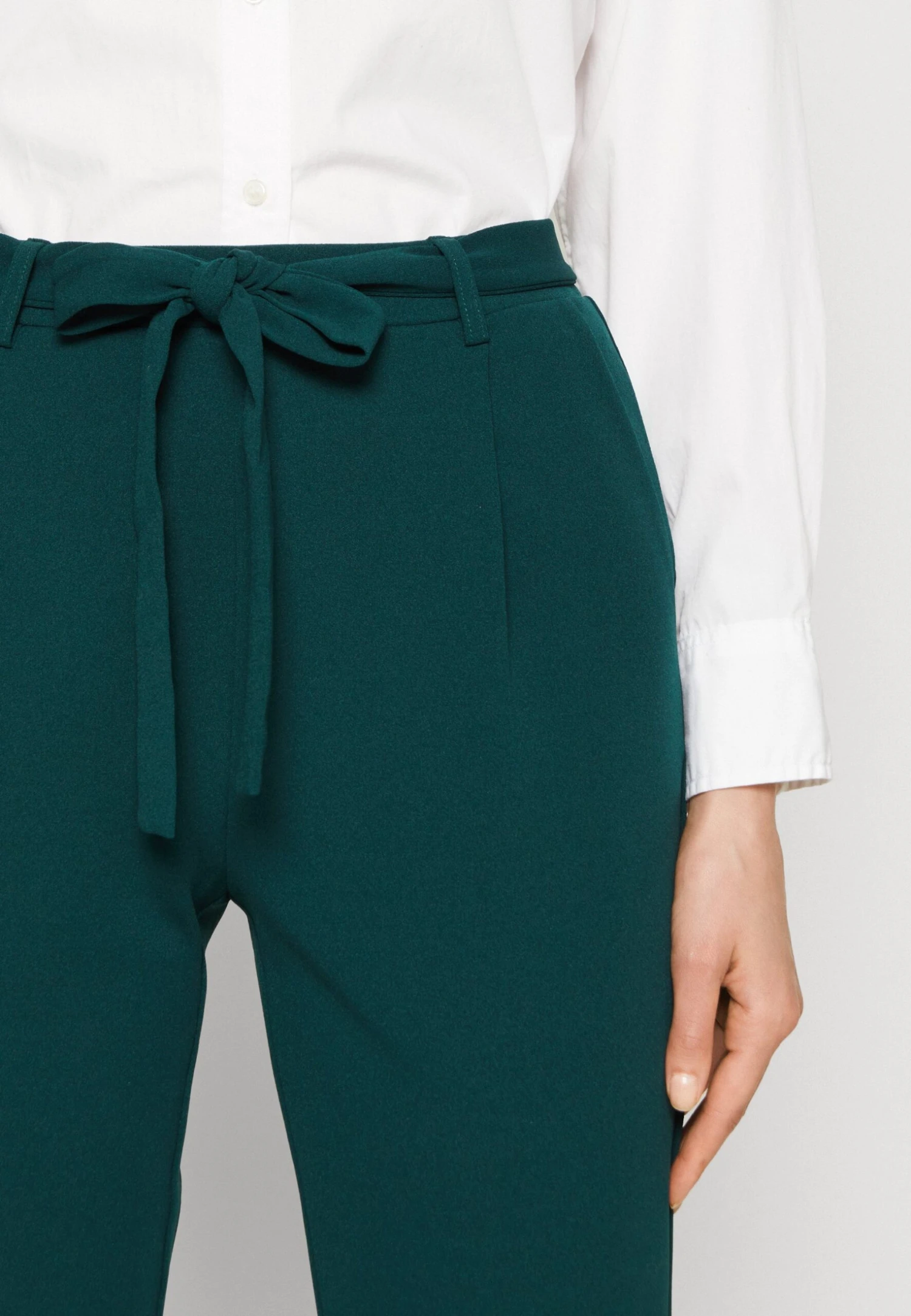 Anna Field Trousers - Dark Green - Image 4