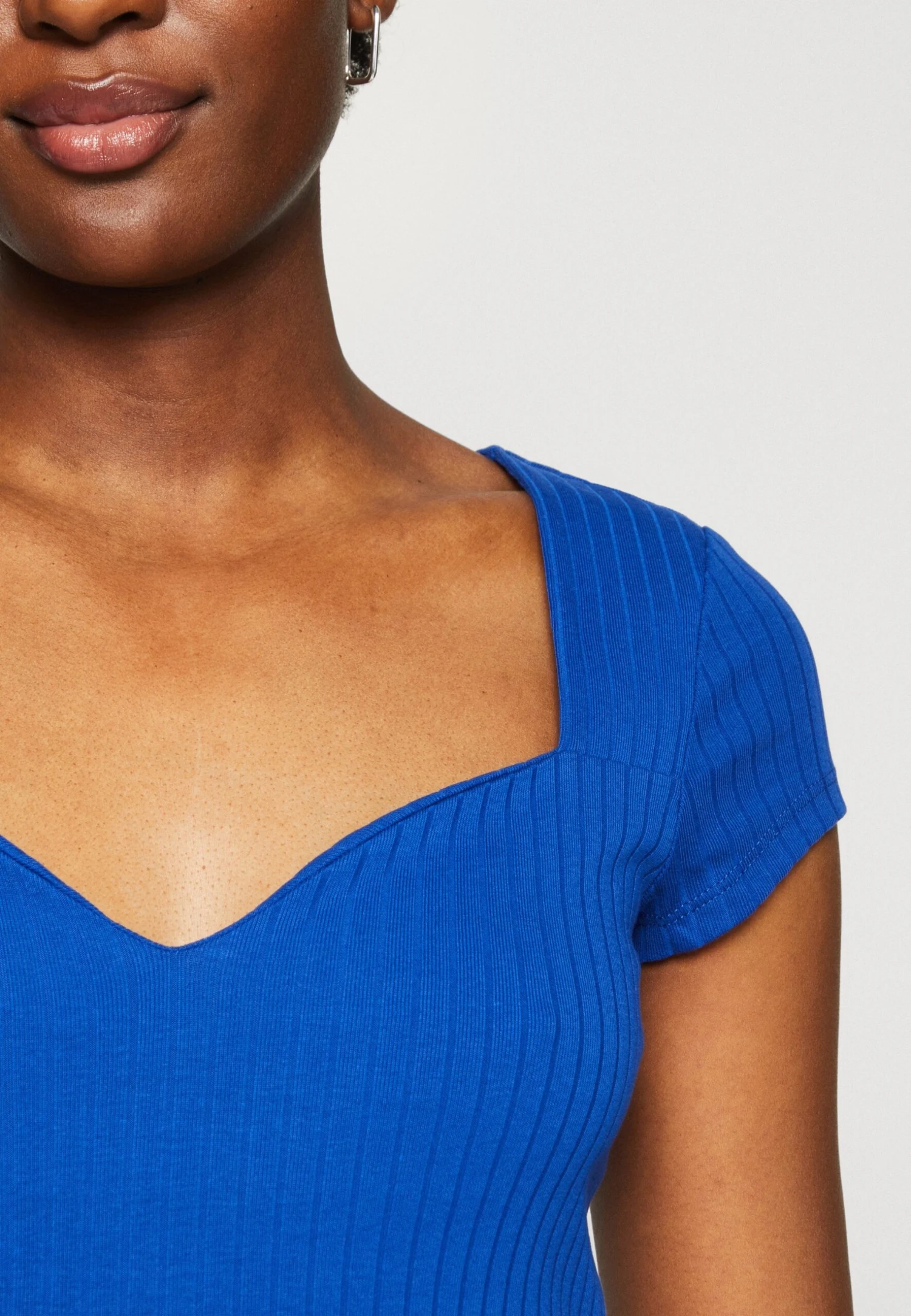 Anna Field Print T-Shirt - Blue - Image 6