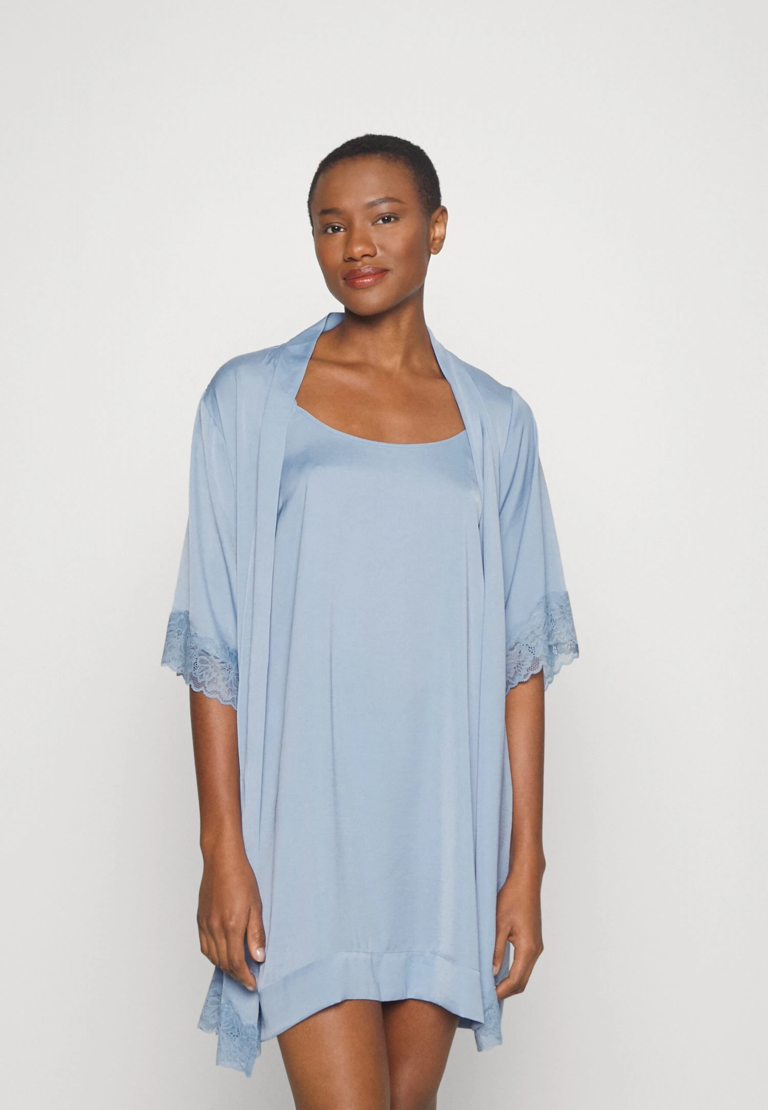 Anna Field Nightie - Light Blue - Image 2