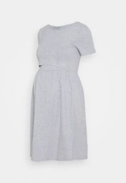 Nursing - Jersey Dress - Light Grey