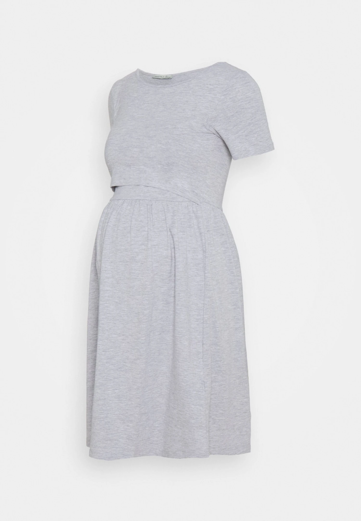 Nursing - Jersey Dress - Light Grey