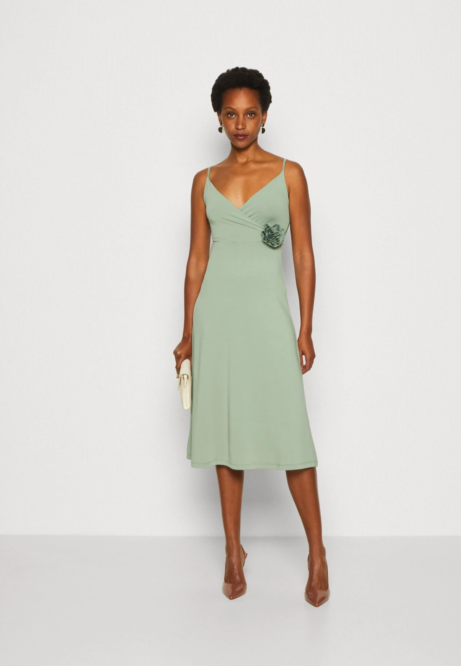 Anna Field Jersey Dress - Green - Image 5