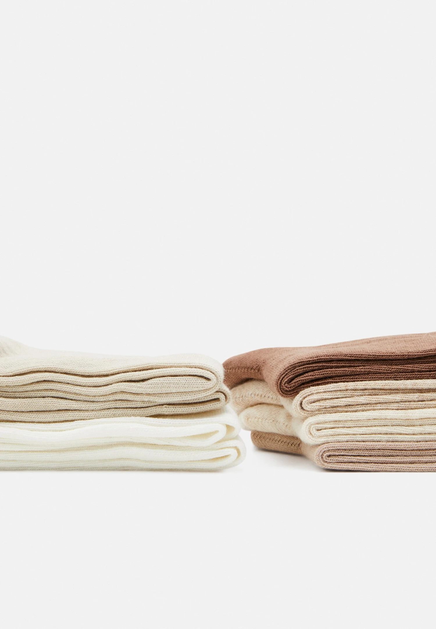 Anna Field 8 Pack - Socks - White/Sand/Camel - Image 2