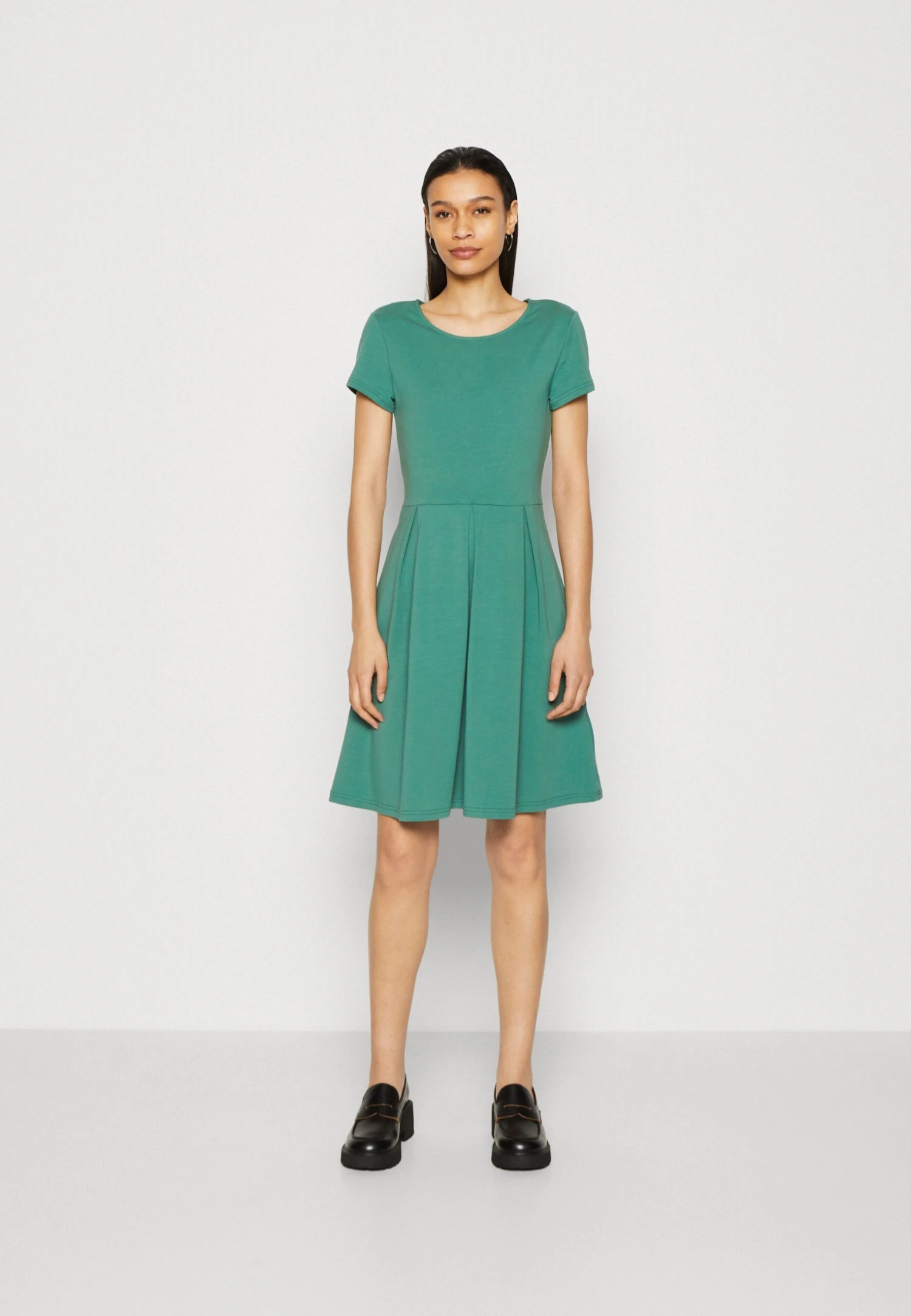 Anna Field Jersey Dress - Dark Green