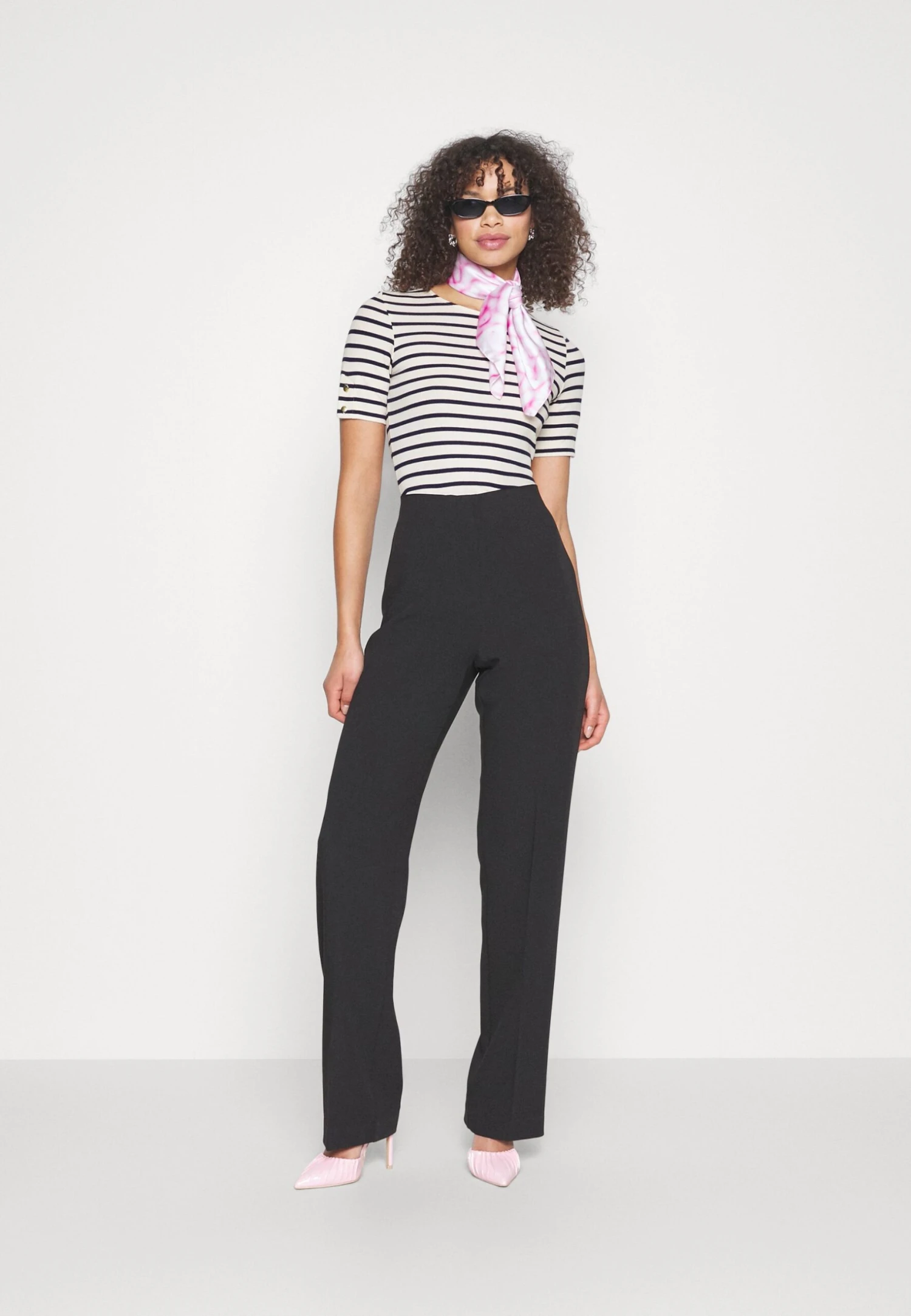 Print T-Shirt - Dark Blue/White - Image 2