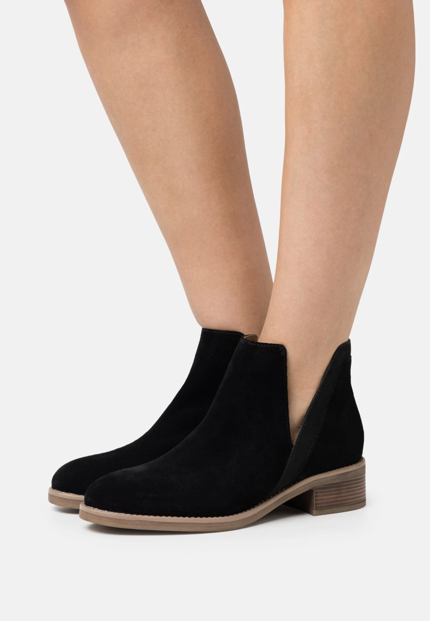 Anna Field Leather- Ankle Boots - Black