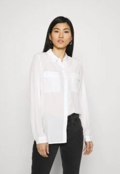 Anna Field Basic Blouse With Front Pockets - Button-Down Blouse