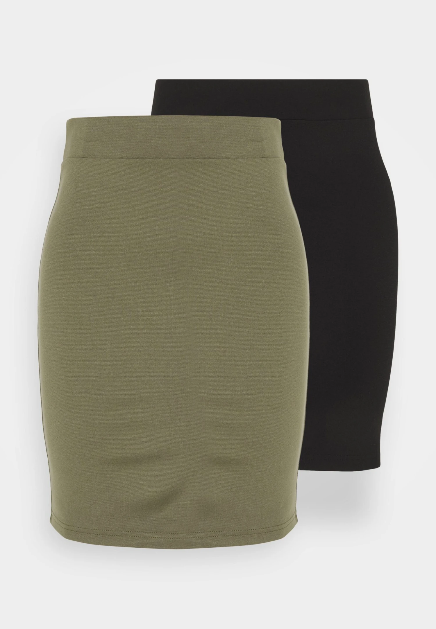 Anna Field 2Pack - Mini Skirt - Black/Khaki - Image 7