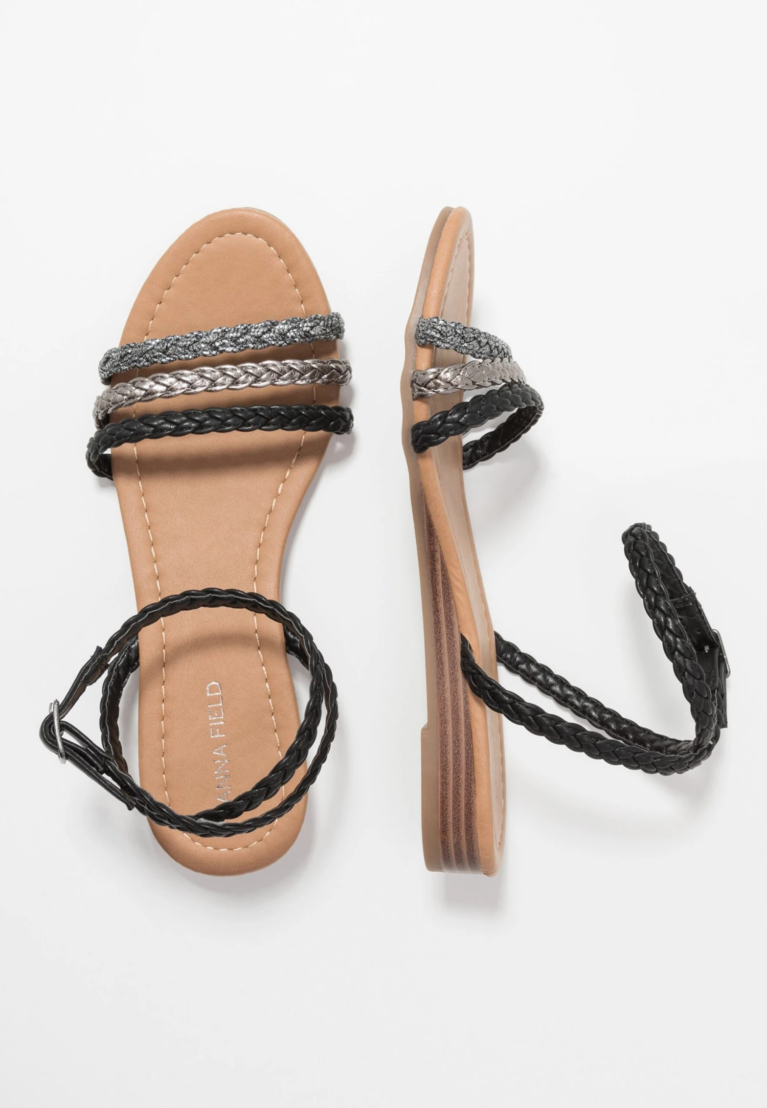 Anna Field Sandals - Black/Silver - Image 4