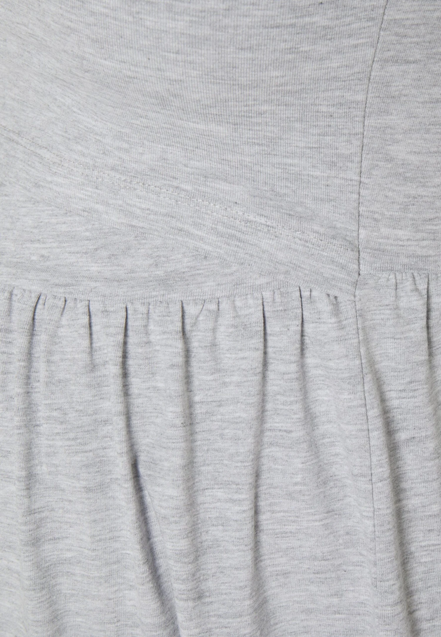 Nursing - Jersey Dress - Light Grey - Image 3