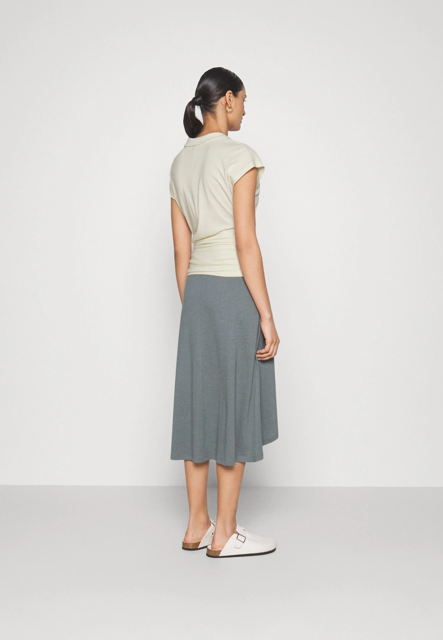 Anna Field Wrap Blouse- Blouse - Offwhite - Image 3