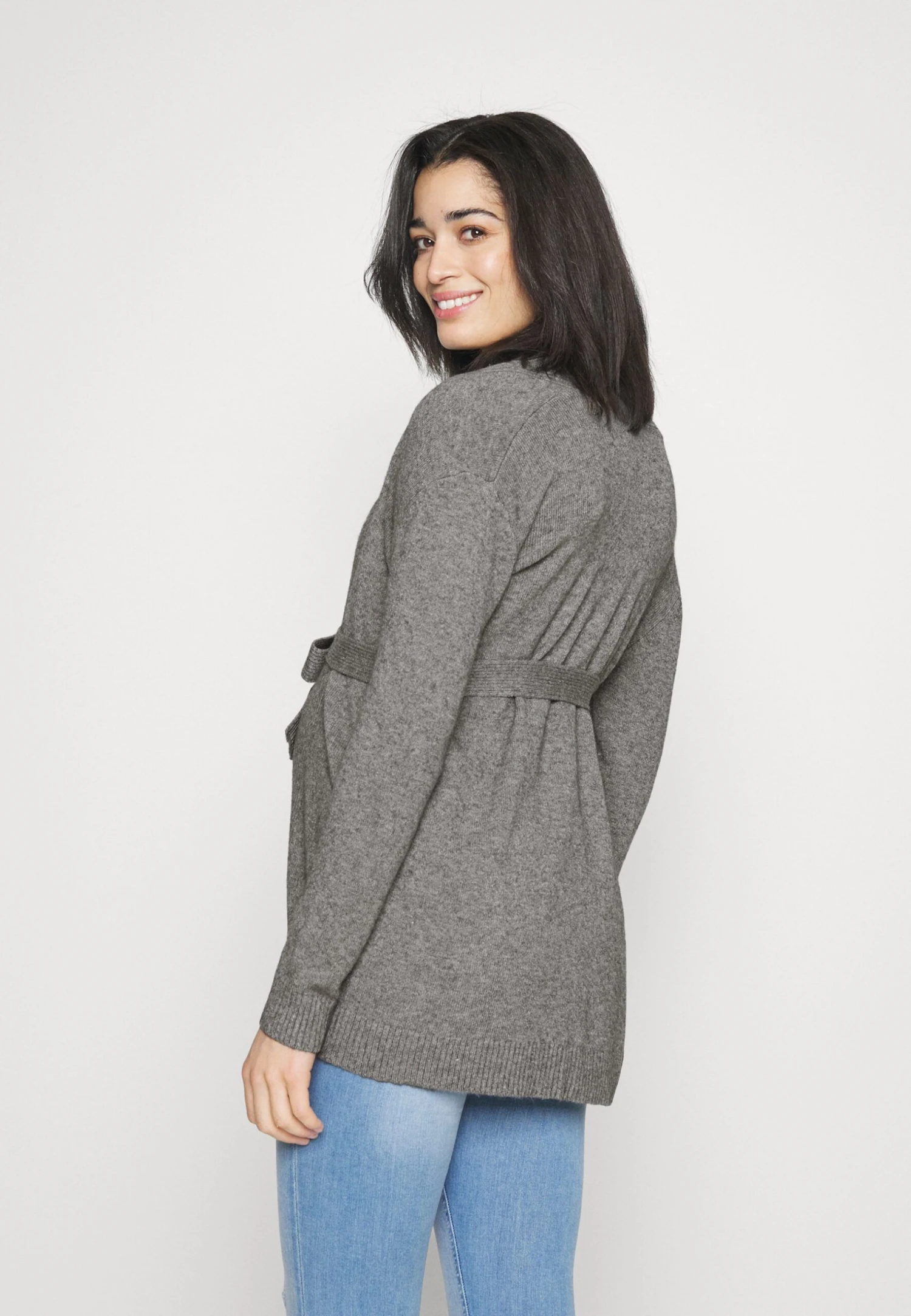Cardigan - Mottled Grey - Image 3