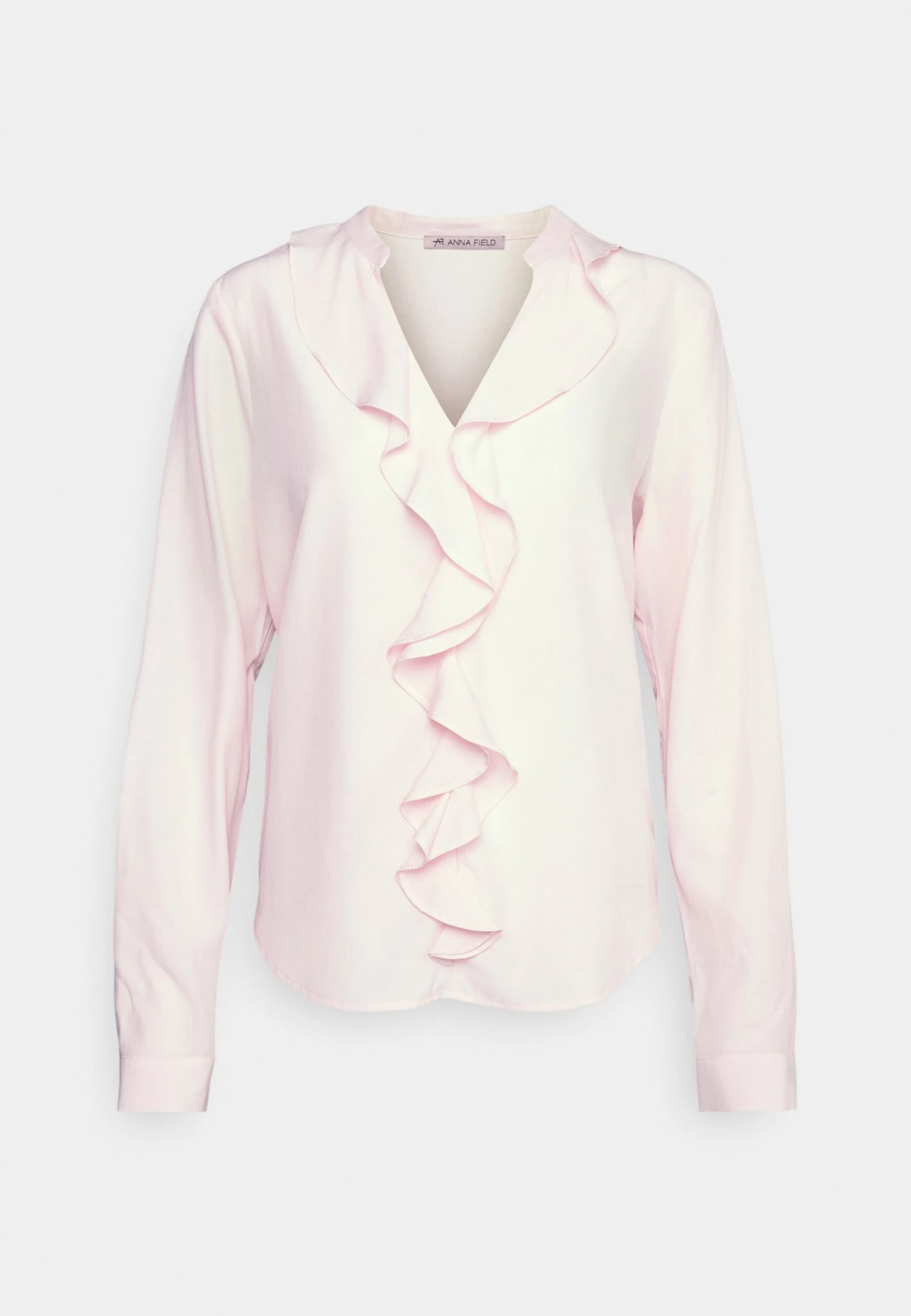 Anna Field Blouse With Frontal Volant - Blouse - Pink