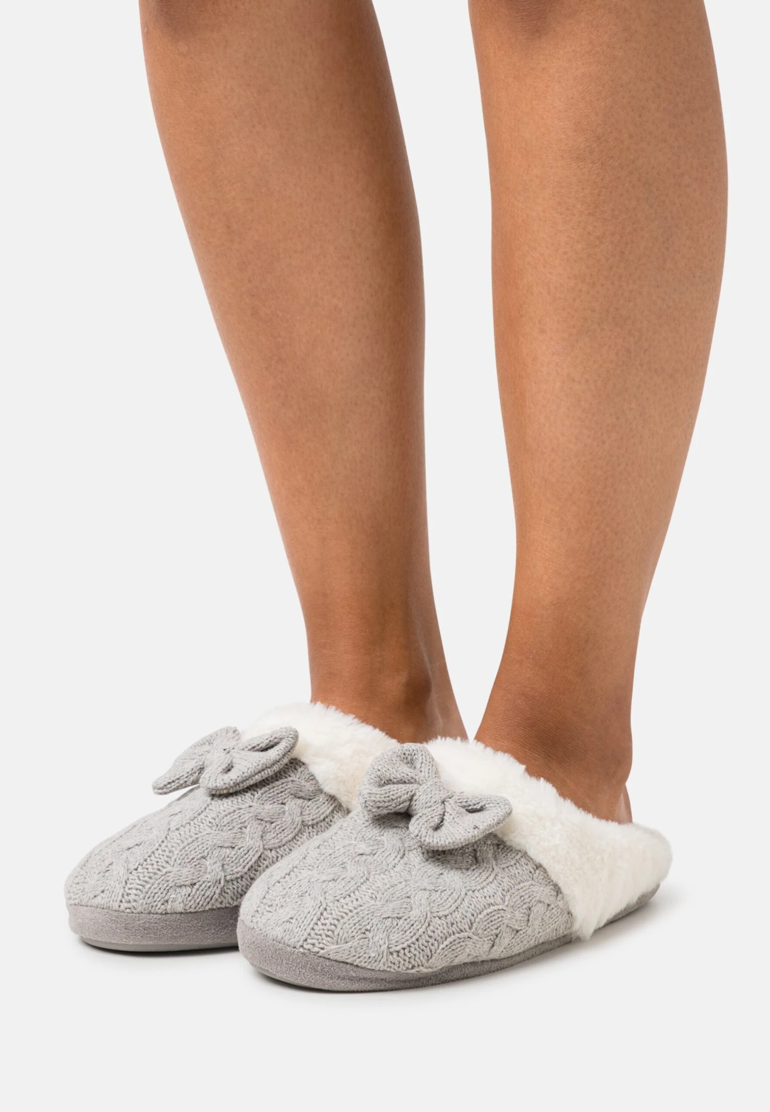 Anna Field Slippers - Light Grey
