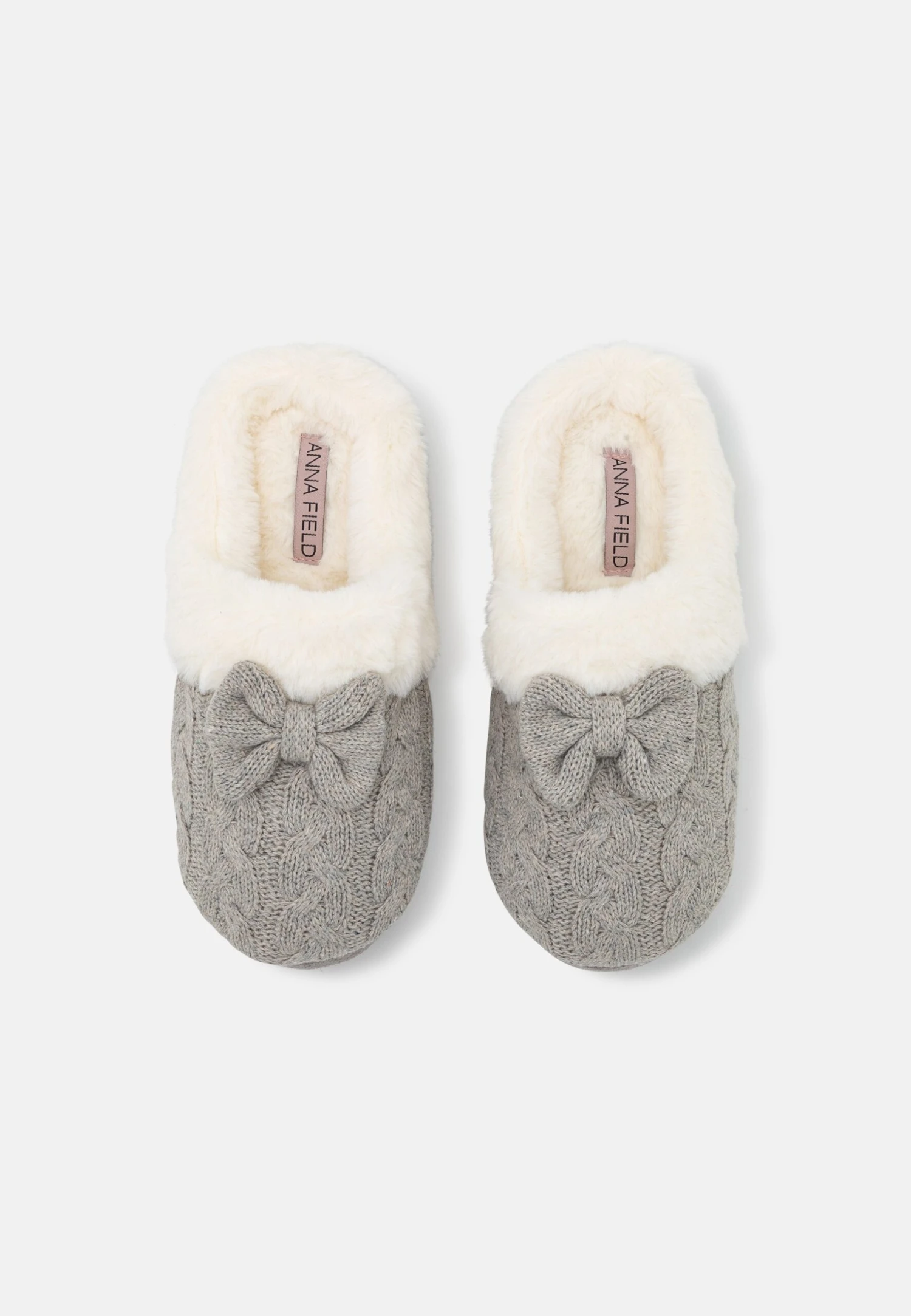 Anna Field Slippers - Light Grey - Image 6