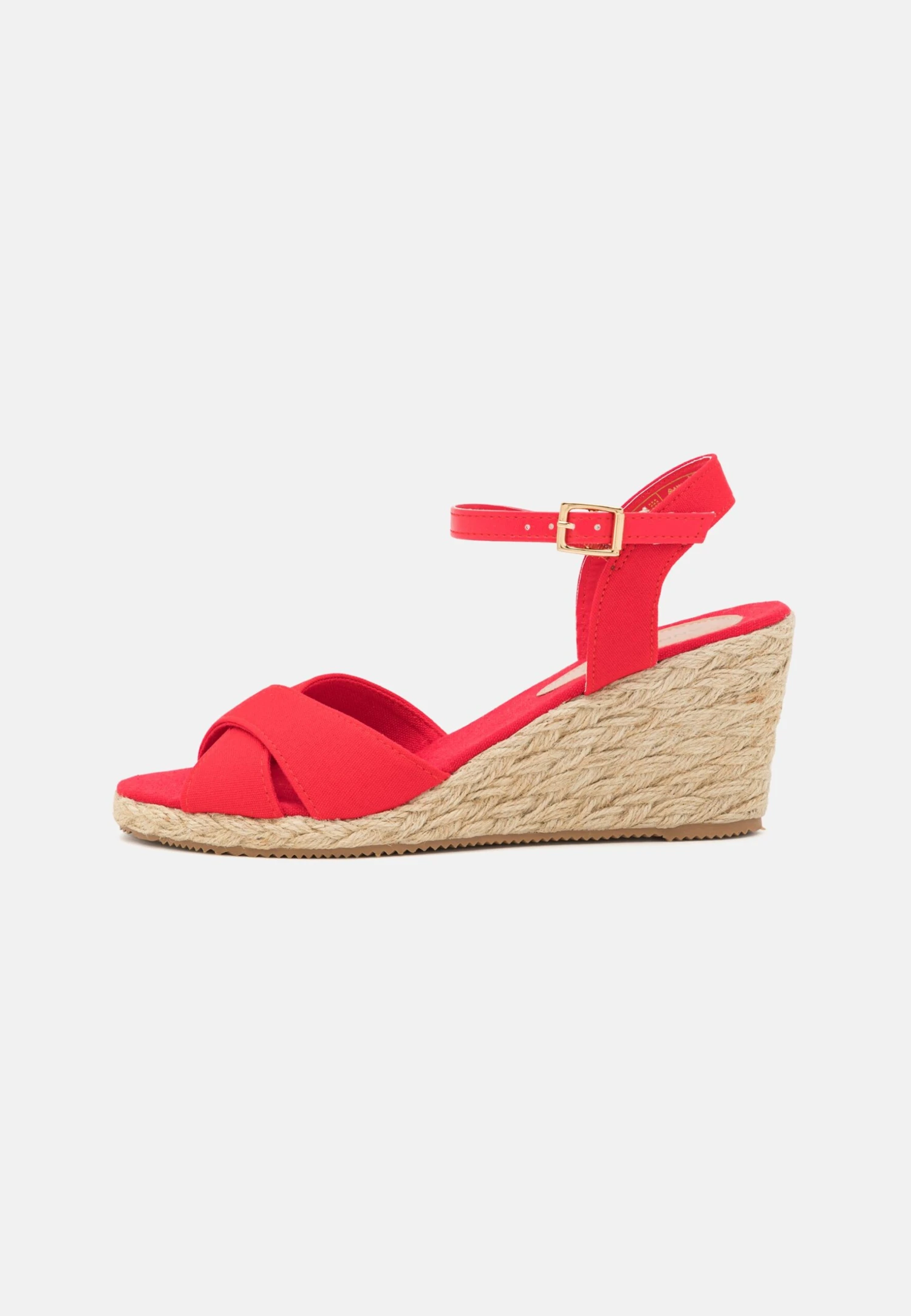 Anna Field Wedge Sandals - Red - Image 2
