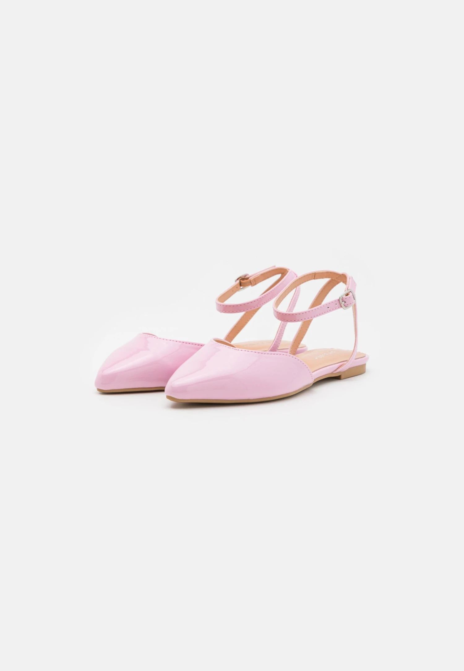 Anna Field Ankle Strap Ballet Pumps - Pink - Image 3