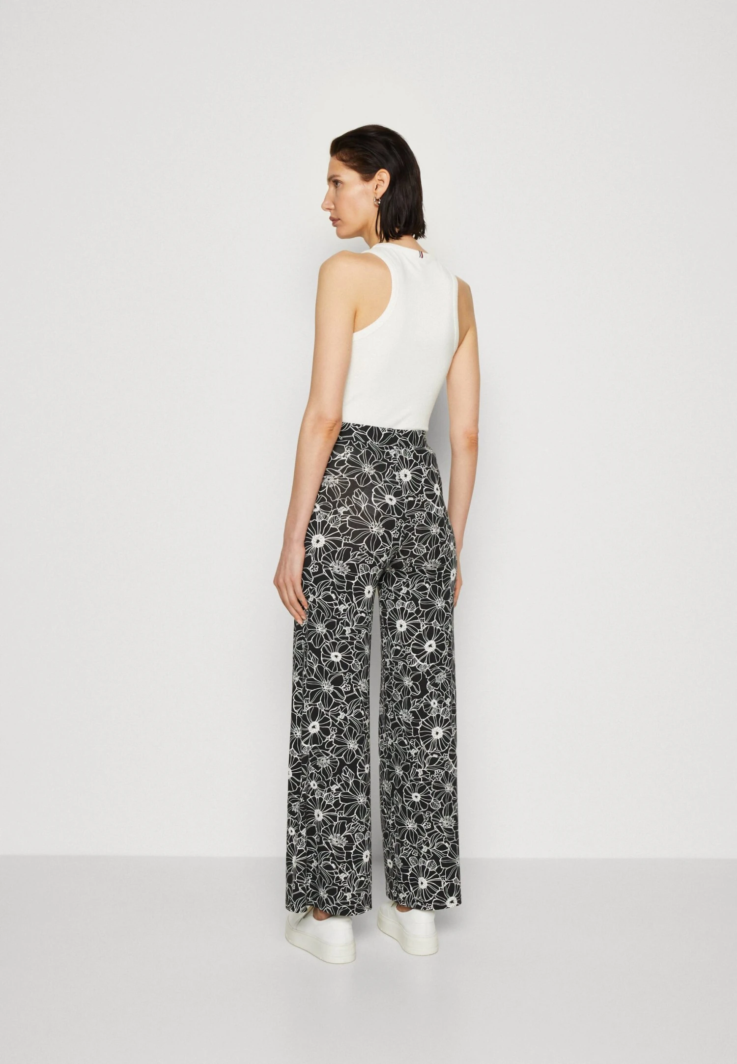 Anna Field Trousers - Black/White - Image 3