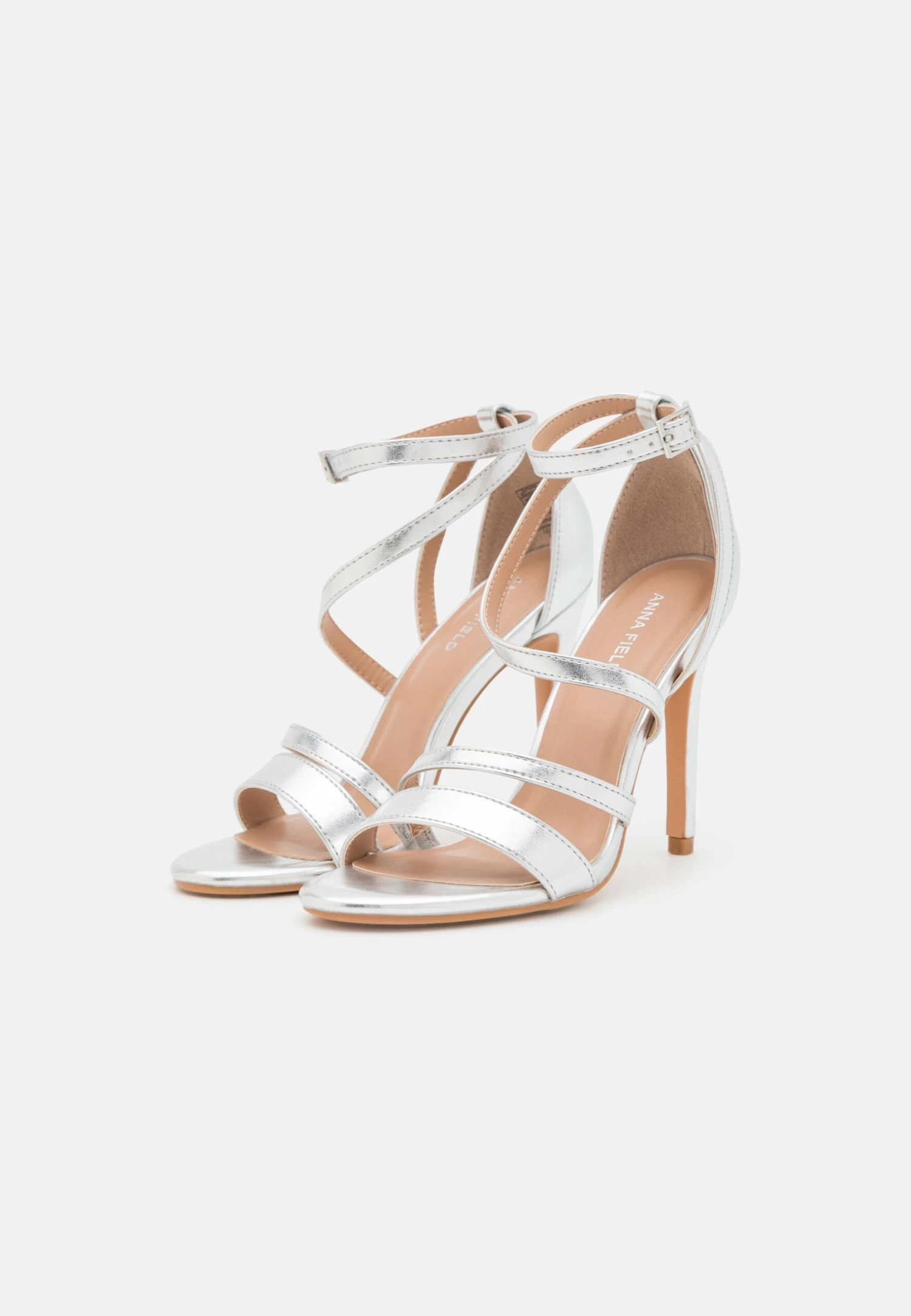 Anna Field High Heeled Sandals - Silver - Image 3