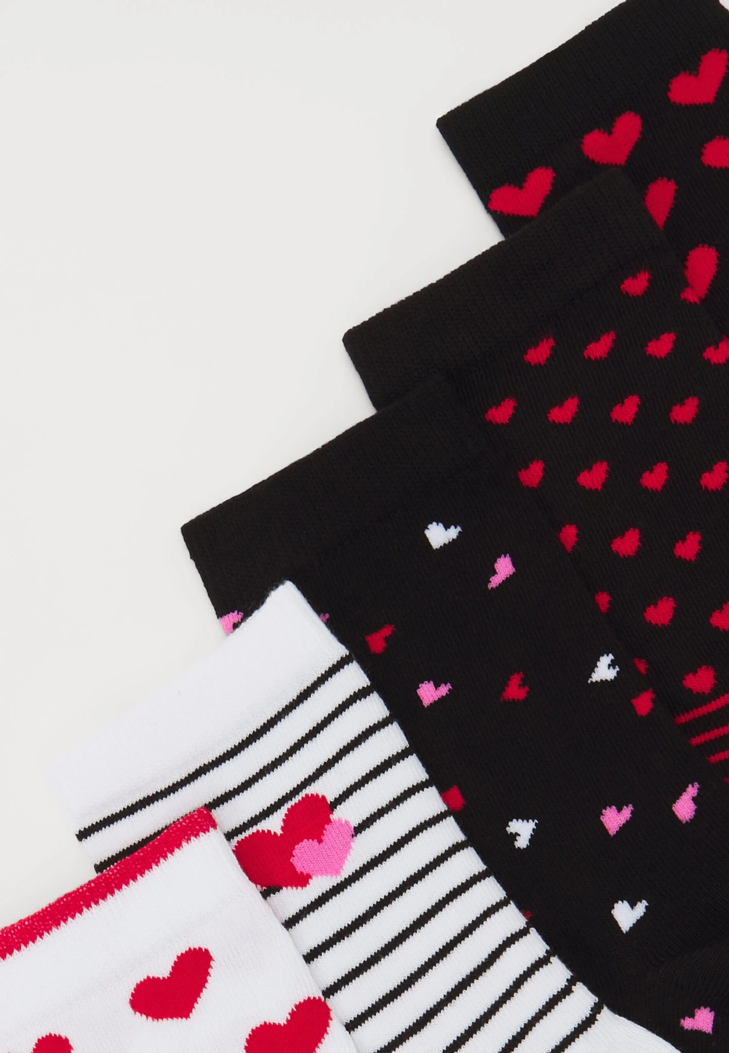 Anna Field 5 Pack - Socks - Black/White - Image 2