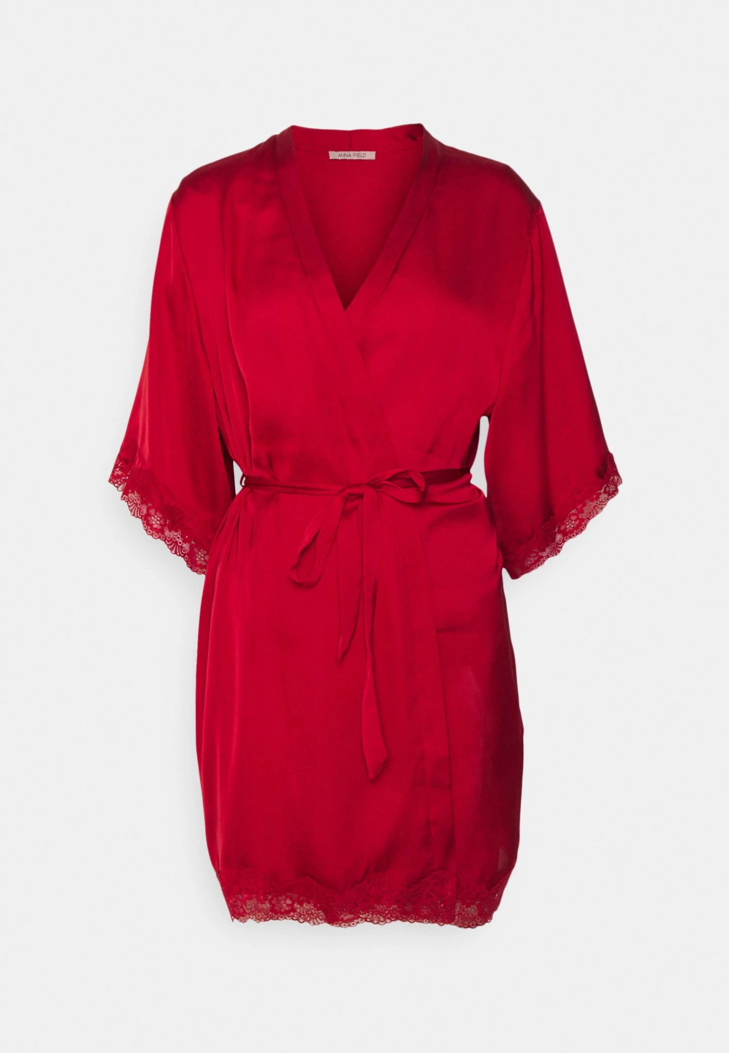 Anna Field Dressing Gown - Red - Image 4
