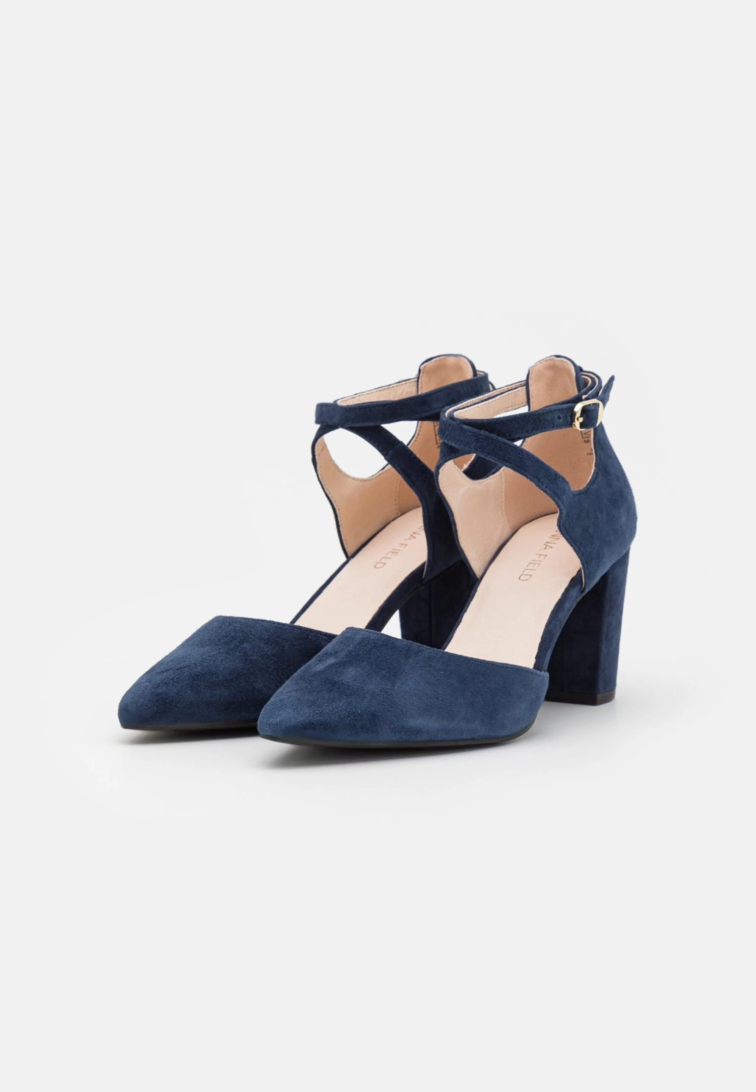 Anna Field Leather- High Heels - Dark Blue - Image 3