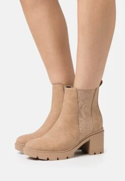 Anna Field Platform Ankle Boots - Taupe