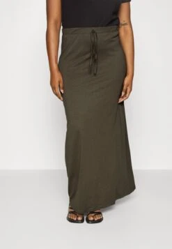Drawstring Waistband - Maxi Skirt