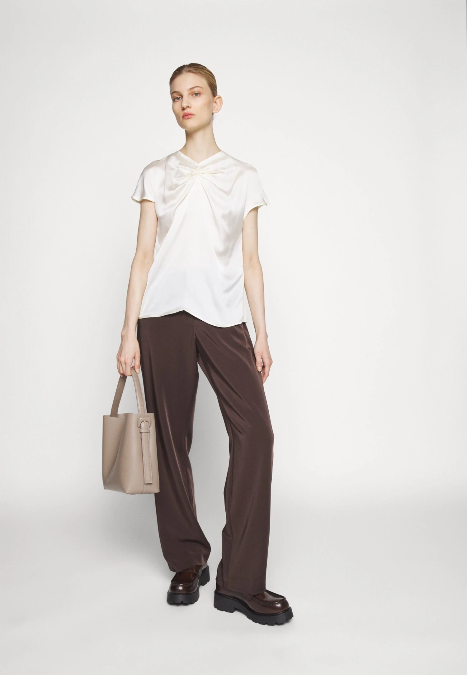 Anna Field Print T-Shirt - Off White - Image 5