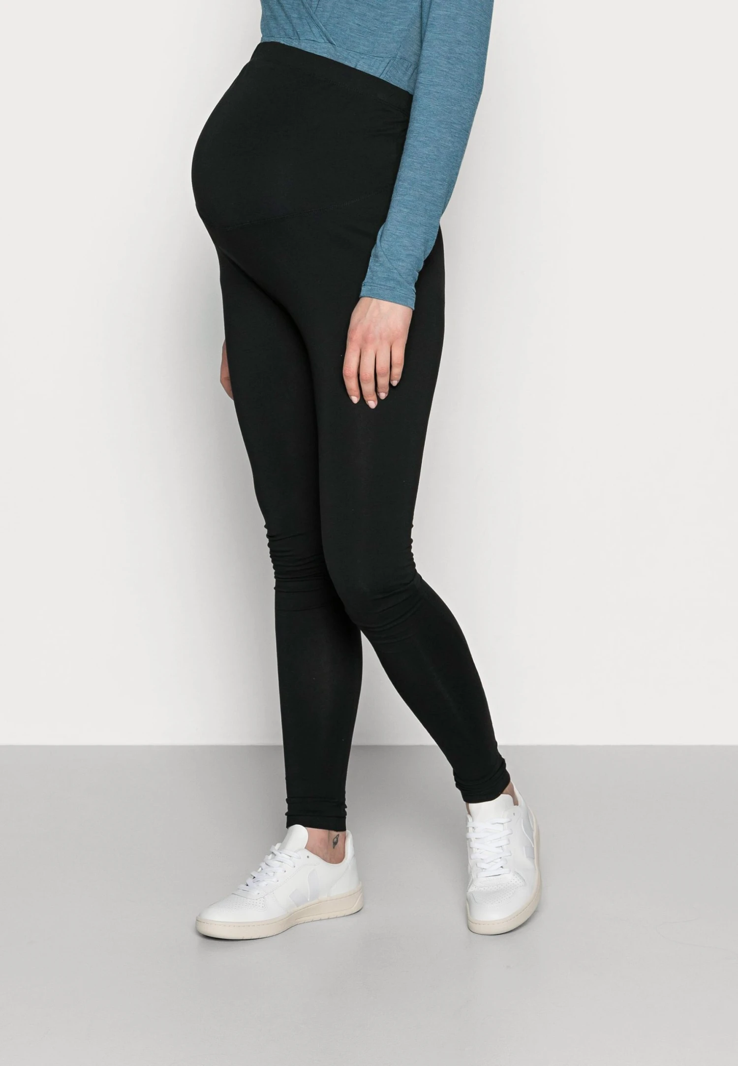 7/8 Length Maternity Leggings 2 Pack - Leggings - Trousers - Black - Image 4