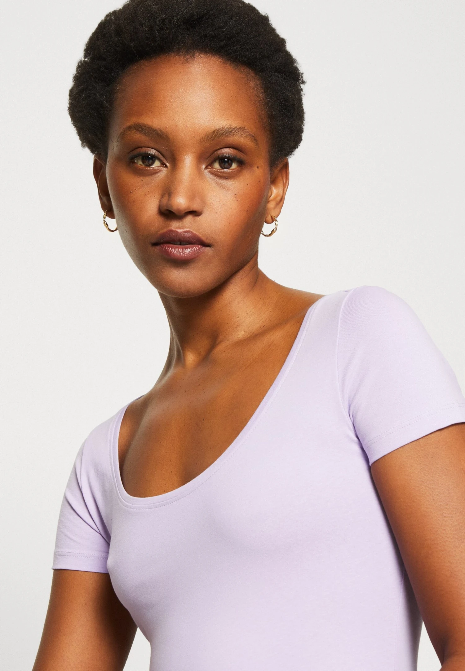 Anna Field 3 Pack - Basic T-Shirt - Purple/White/Mottled Light Grey - Image 6