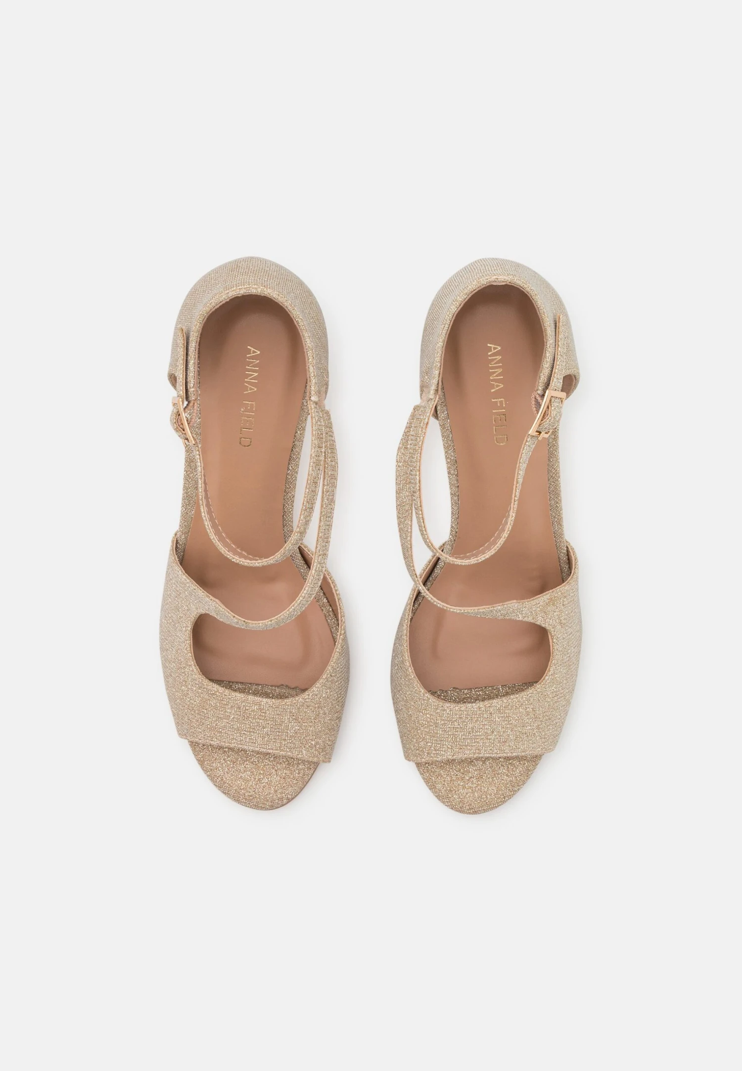 Anna Field High Heeled Sandals - Gold - Image 6