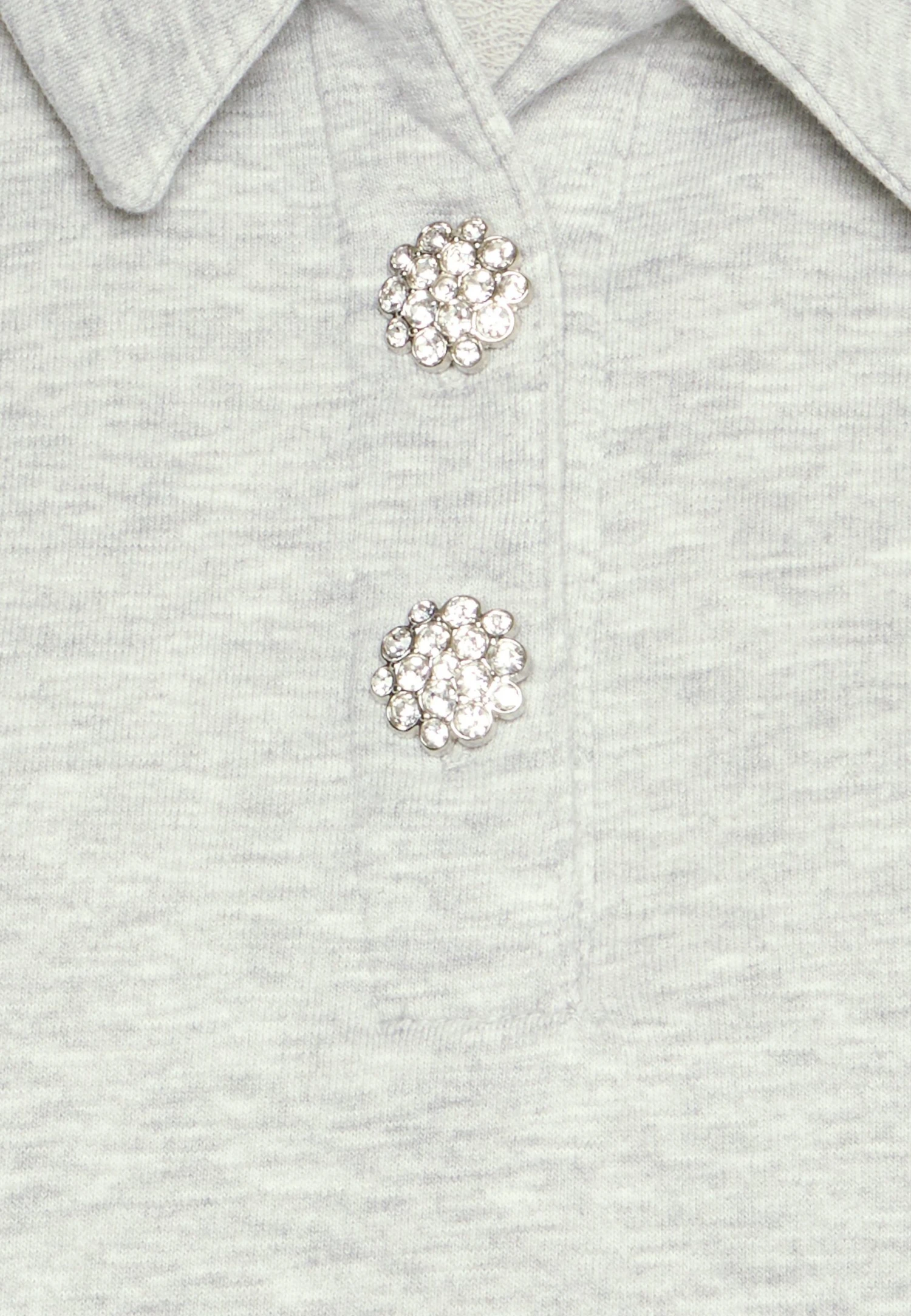 Anna Field Sweatshirt - Mottled Light Grey - Image 3