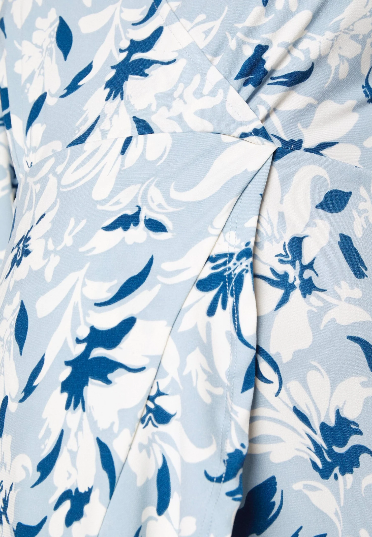 Jersey Dress - Light Blue/Blue/White - Image 6