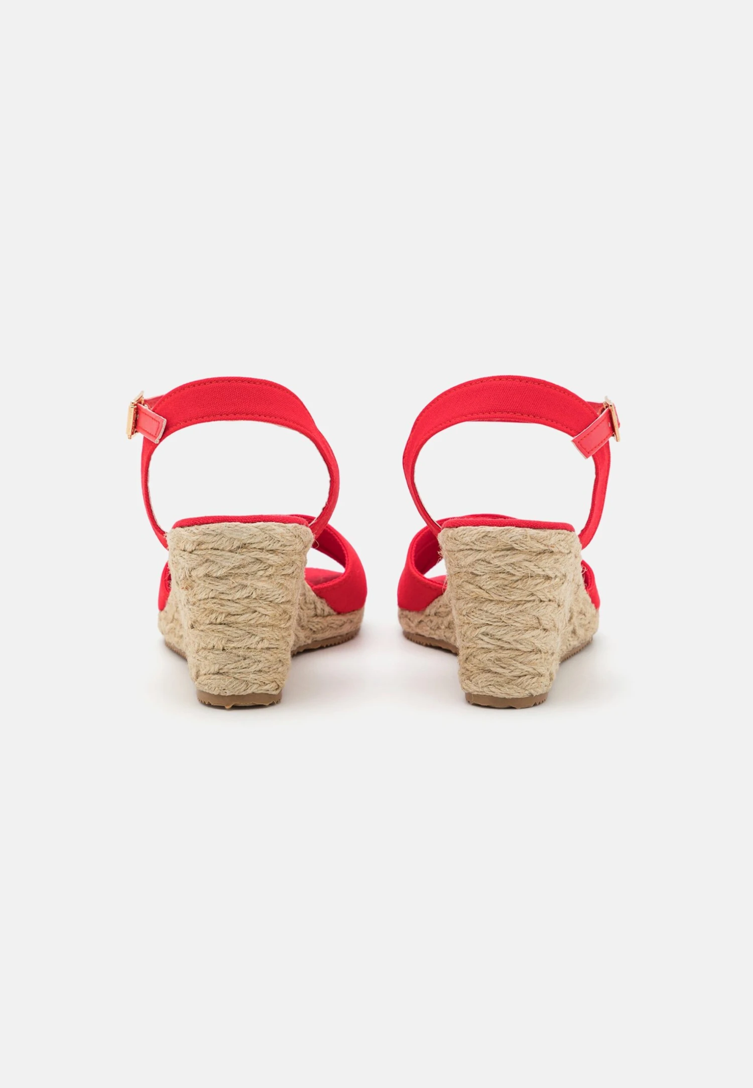 Anna Field Wedge Sandals - Red - Image 4