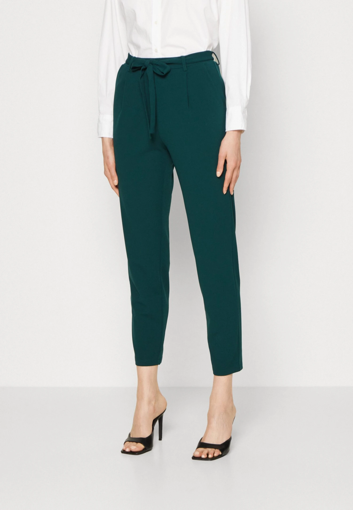 Anna Field Trousers - Dark Green