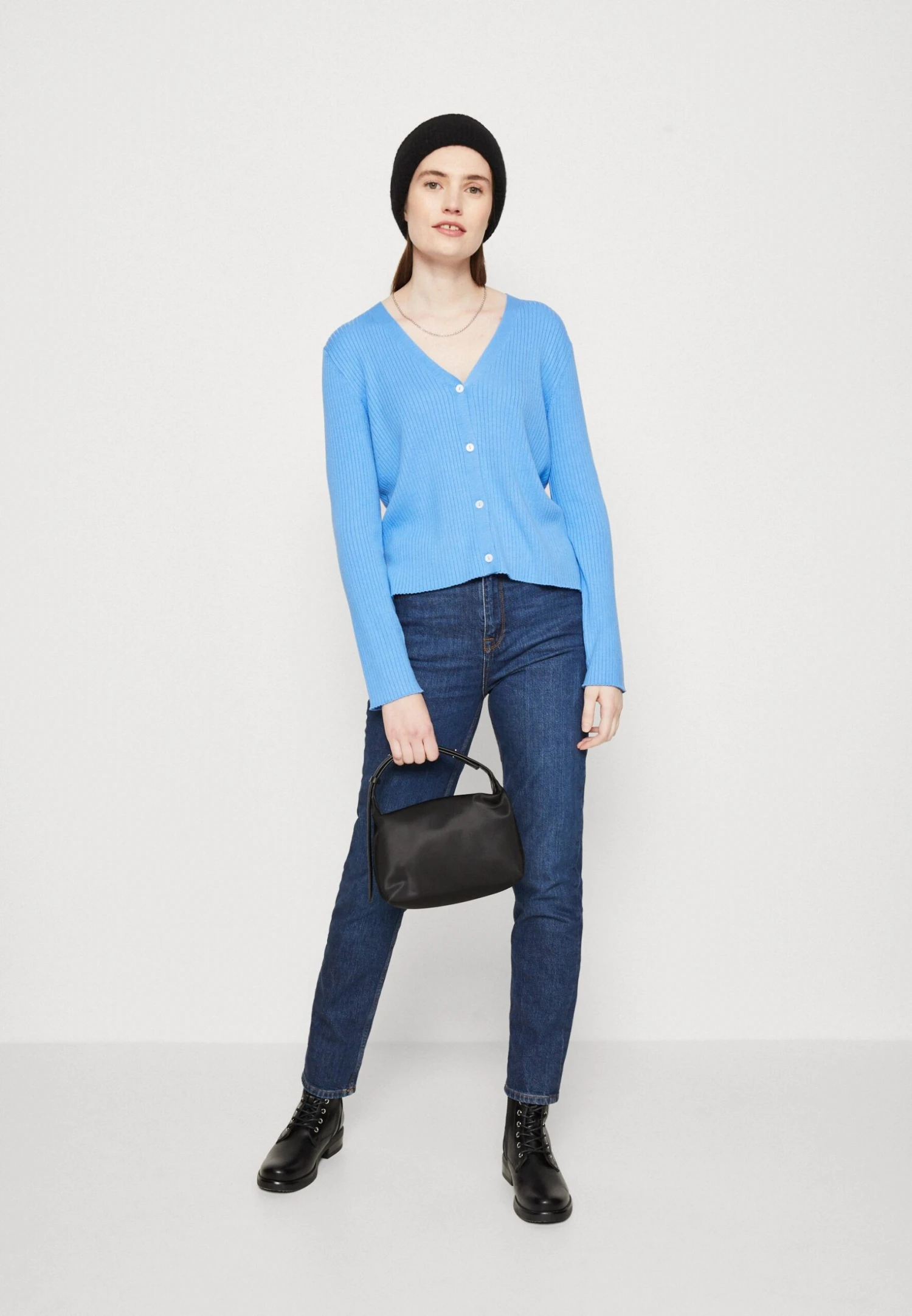 Anna Field Cardigan - Blue - Image 2